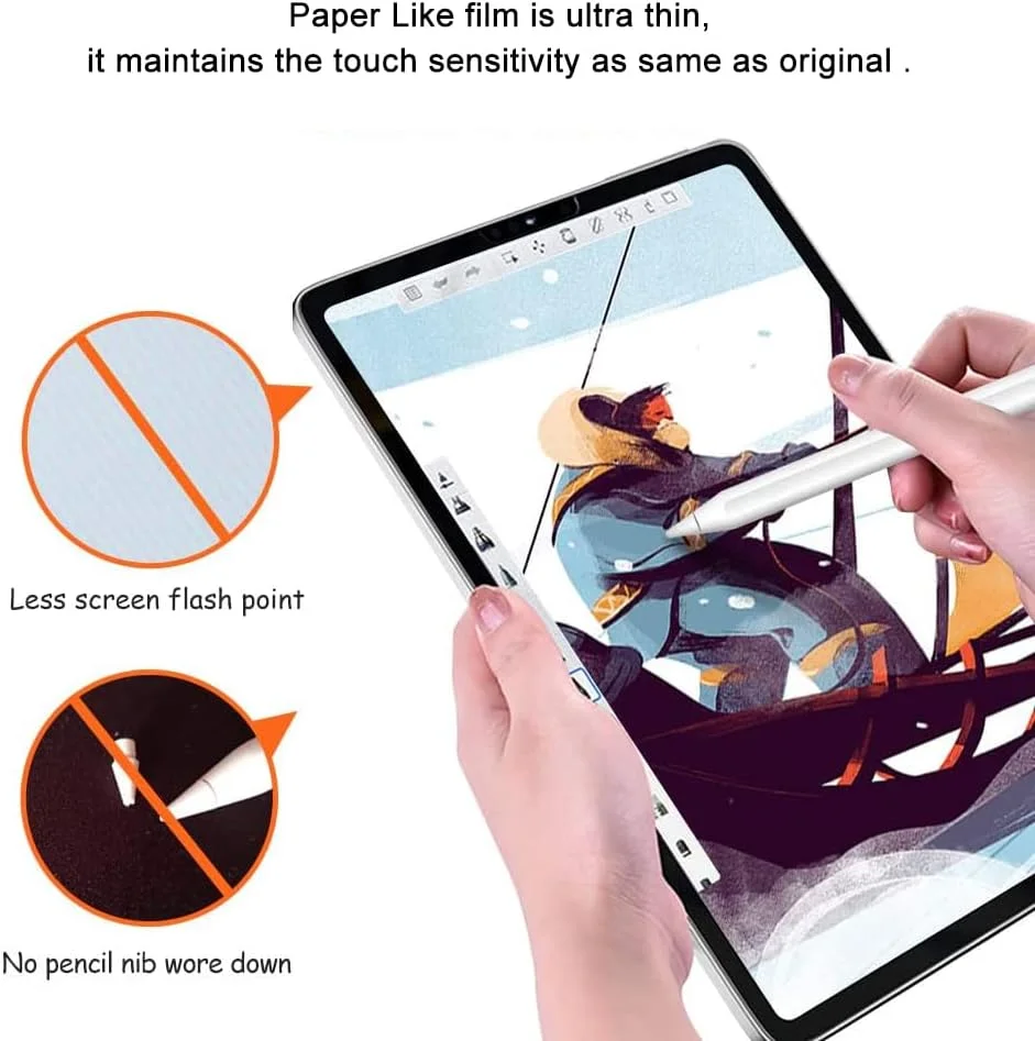 محافظ صفحه نمایش کاغذ مانند BLCshine، بسته 2 عددی، برای تبلت سامسونگ گلکسی تب S11 Ultra 14.6 اینچ (2025) مدل SM-X930 SM-X936B، فیلم PET مات [غیر شیشه ای]، ضد تابش نور/ضد خش/ضد اثر انگشت/حساس/بدون حباب