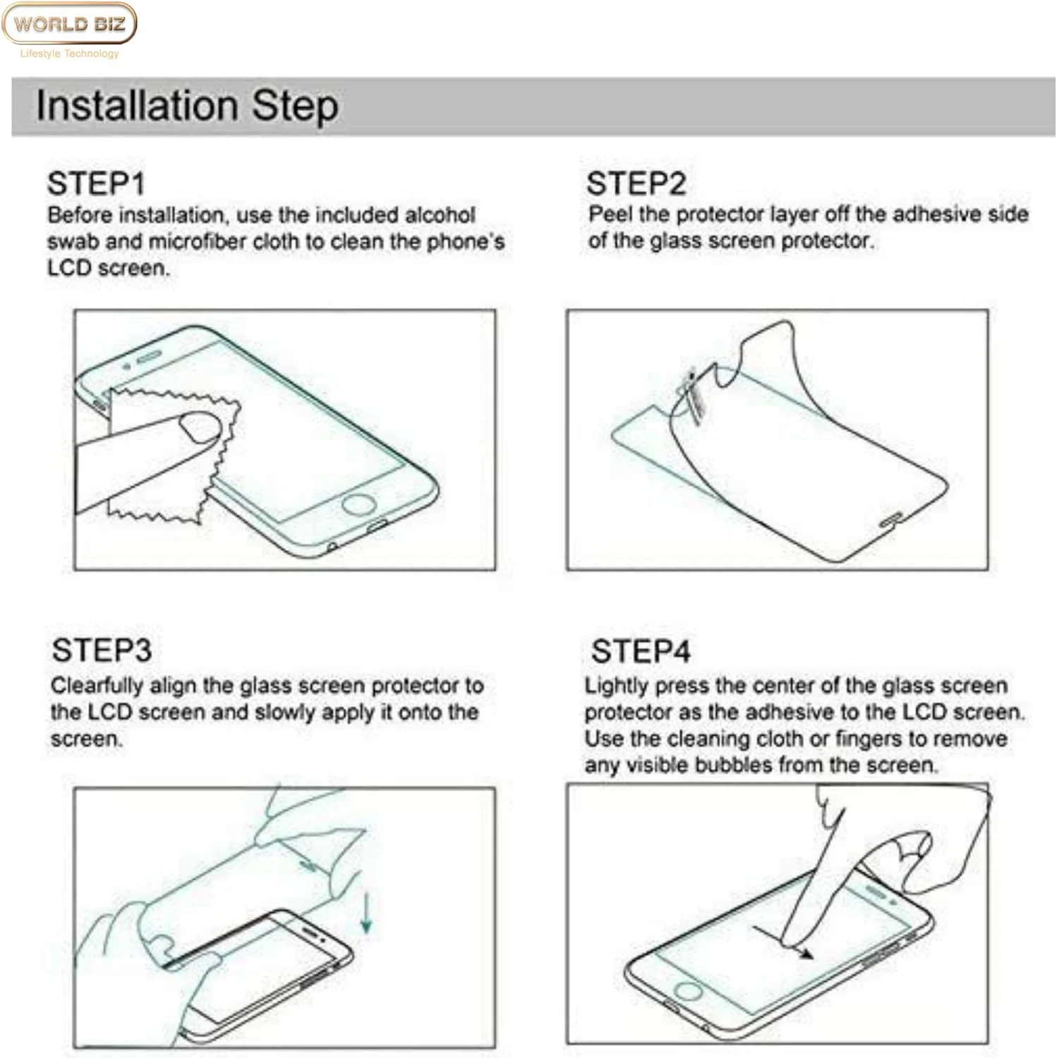 محافظ صفحه نمایش [بسته 2 عددی] ورلد بیز برای تبلت سامسونگ گلکسی تب A7 10.4 اینچ 2020 مدل SM-T500/T505/T507، شیشه حرارت دیده، سختی 9H، مقاوم در برابر شکستن، کیفیت بالا برای گلکسی تب A7 10.4 اینچ
