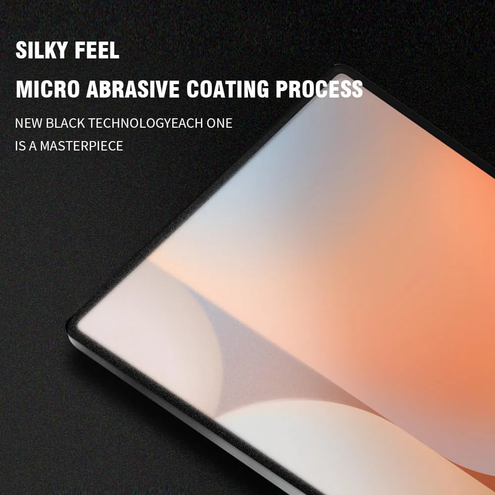 محافظ صفحه نمایش مات شیشه ای حرارت دیده Junfire [دو عددی] مناسب برای تبلت گلکسی تب S9 Ultra/S8 Ultra، محافظ صفحه نمایش 14.6 اینچی سامسونگ گلکسی تب S9U/S8U، ضد اثر انگشت/بدون حباب/سازگار با قاب/ضد تابش نور