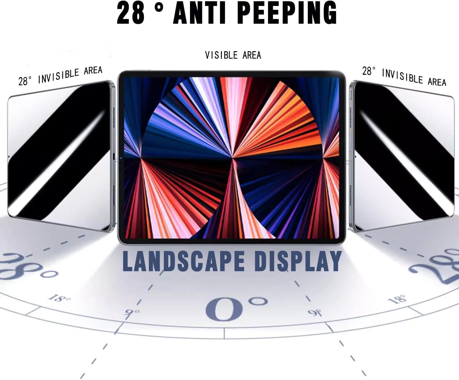 محافظ صفحه نمایش حریم خصوصی XINDERS، بسته 1 عددی، برای تبلت سامسونگ گلکسی تب A9 پلاس 11 اینچ 2023، شیشه حرارت دیده ضد جاسوسی برای تبلت سامسونگ A9 پلاس/ A9+ 11 اینچ 5G (SM-X210/X216/X218)