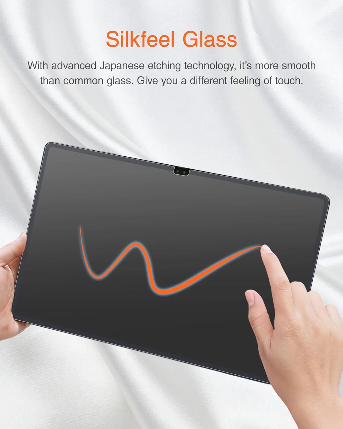 محافظ صفحه نمایش شیشه ای مات Silkfeel KCT برای تبلت سامسونگ گلکسی تب S9 Ultra / S8 Ultra سایز 14.6 اینچ مدل 2023/2022 (SM-X900/SM-X906/SM-X916B) [ابزار تراز خودکار] [شیشه حرارت دیده]