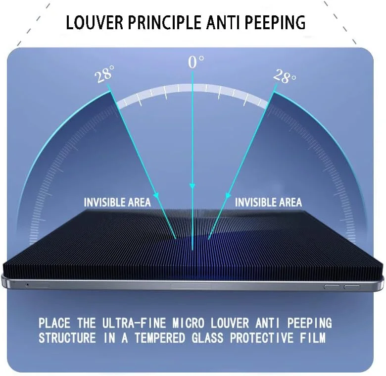 محافظ صفحه نمایش حریم خصوصی KONCOOL، یک عدد، برای گلکسی تب S10 پلاس/S9 پلاس/S9 FE پلاس/S7 FE 5G/S8 پلاس 12.4 اینچ، محافظ شیشه ای حرارت دیده حریم خصوصی، یک عدد، برای تبلت سامسونگ گلکسی S10+/S9 پلاس/S7 FE