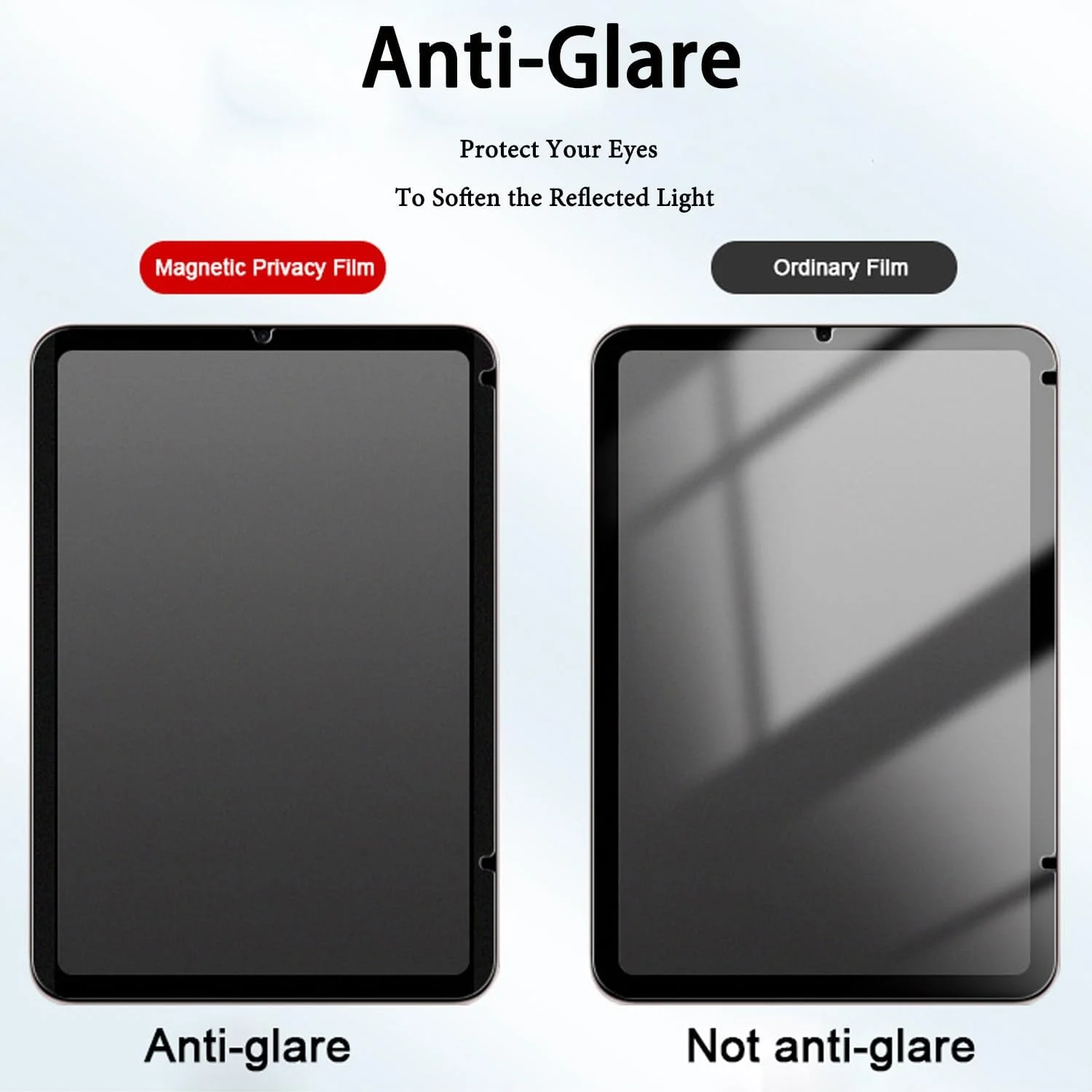 محافظ صفحه نمایش حریم خصوصی مغناطیسی 360 درجه BLCshine برای Samsung Galaxy Tab S10+/S10 Plus 12.4 اینچ 2024، فیلتر حریم خصوصی 4 طرفه مات ضد تابش و ضد خش، بسیار حساس و بدون حباب [غیر شیشه ای]