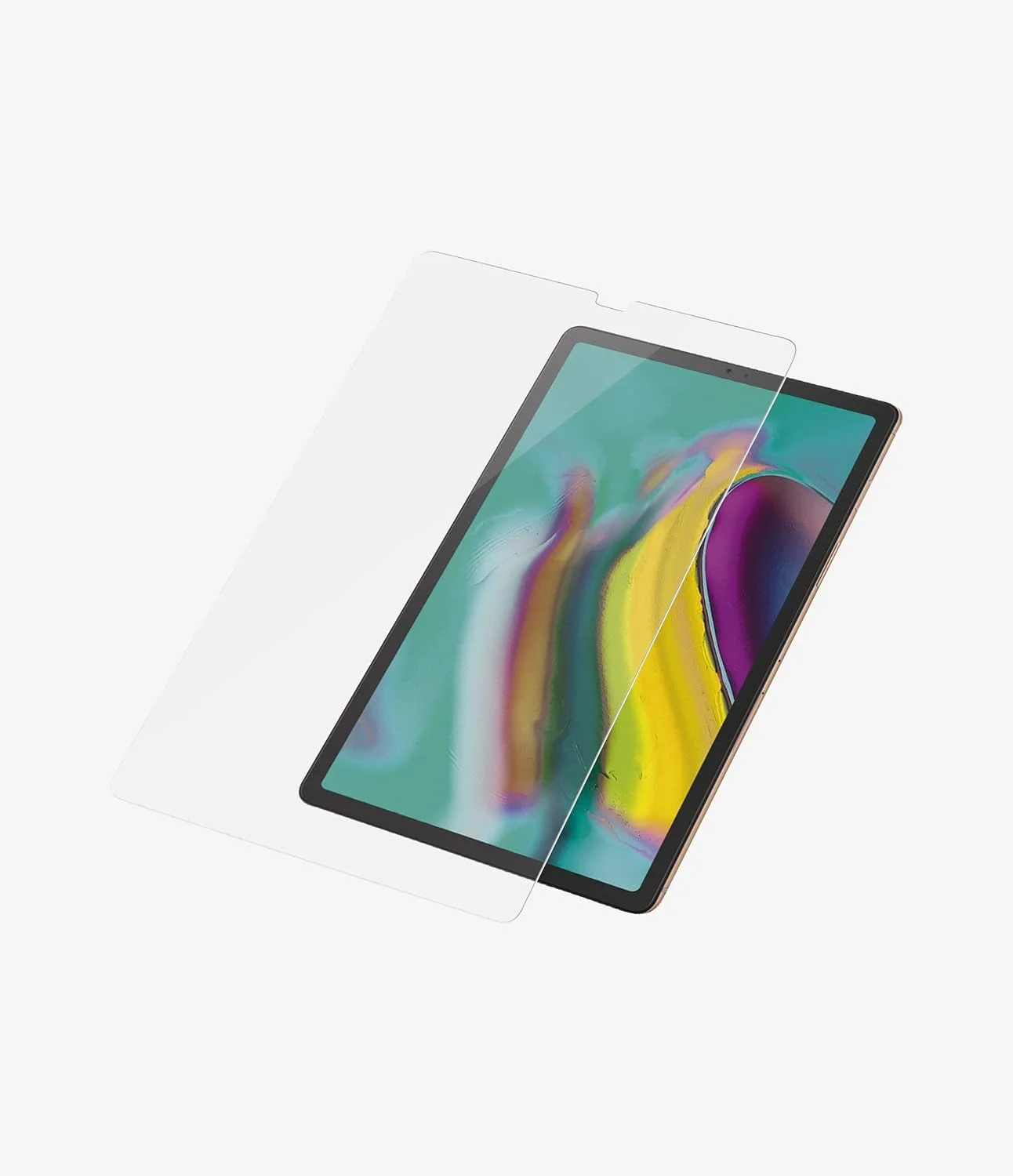 محافظ صفحه نمایش PanzerGlass Samsung Tab S6/S5E - شیشه حرارت دیده لبه به لبه، فناوری ضد خش، لبه های گرد، نصب آسان و سازگار با قاب - شفاف محافظ صفحه نمایش PanzerGlass Samsung Tab S6/S5E - شیشه حرارت دیده لبه به لبه، فناوری ضد خش، لبه های گرد، نصب آسان و سازگار با قاب - شفاف