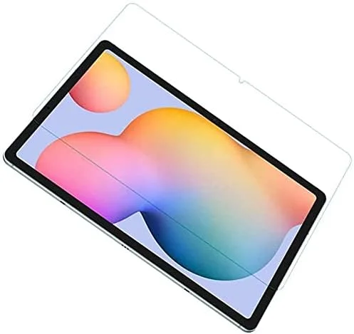 محافظ صفحه نمایش AWH [بسته 2 عددی] برای تبلت سامسونگ گلکسی تب S6 لایت/S7/S7 پلاس/S7Fe/A7، سختی 9H، ضد خش، بدون حباب، محافظ صفحه نمایش شیشه ای حرارت دیده با وضوح بالا سازگار با (تب S7 پلاس/Fe)