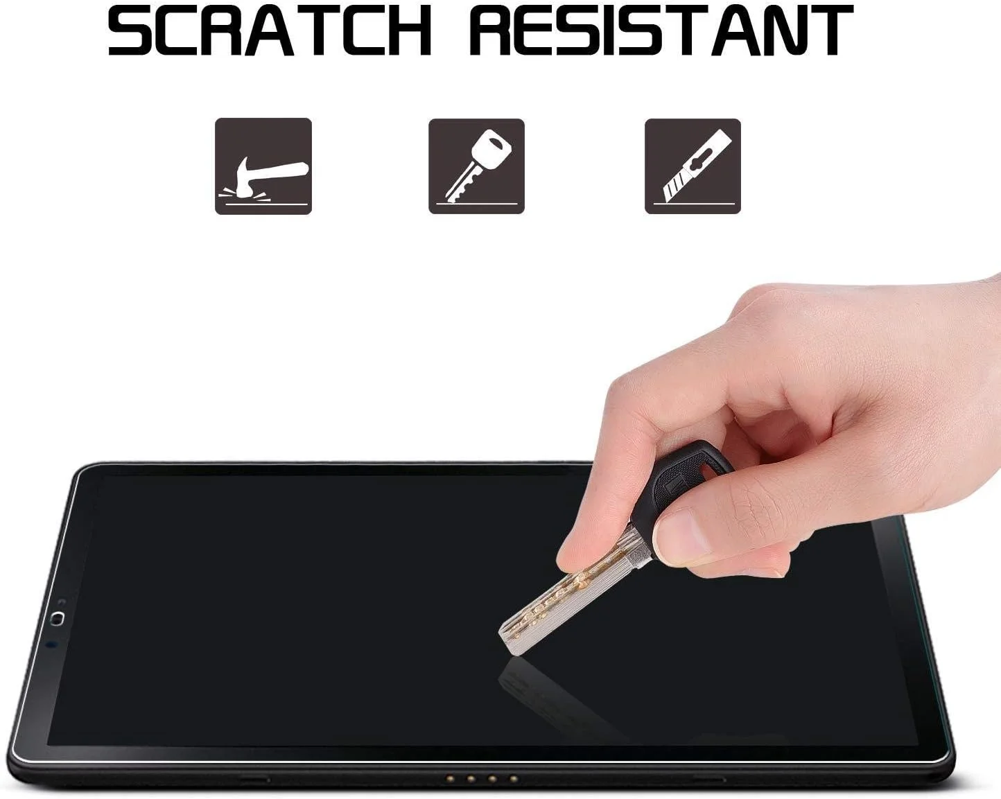 محافظ صفحه نمایش شیشه ای سخت با درجه سختی 9H اسپارین برای تبلت سامسونگ گلکسی تب S4 مدل T830 سال 2018 و T835 سایز 10.5 اینچ (2 عدد) محافظ صفحه نمایش شیشه ای سخت با درجه سختی 9H اسپارین برای تبلت سامسونگ گلکسی تب S4 مدل T830 سال 2018 و T835 سایز 10.5 اینچ (2 عدد)