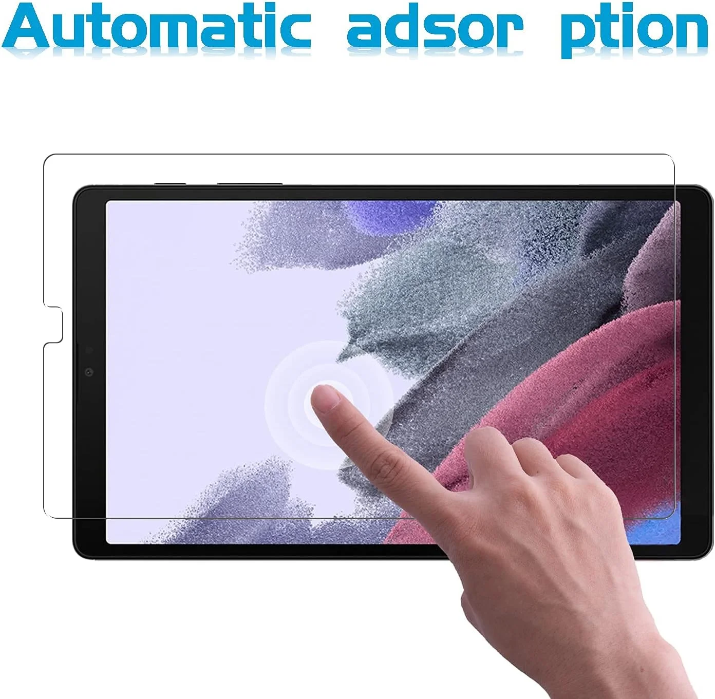 محافظ صفحه نمایش [2 عددی] XunyLyee سازگار با Samsung Galaxy Tab A7 Lite -T220/-T225، فیلم شیشه ای حرارت دیده برای تبلت Galaxy Tab A7 Lite 2021 ضد خش نصب آسان