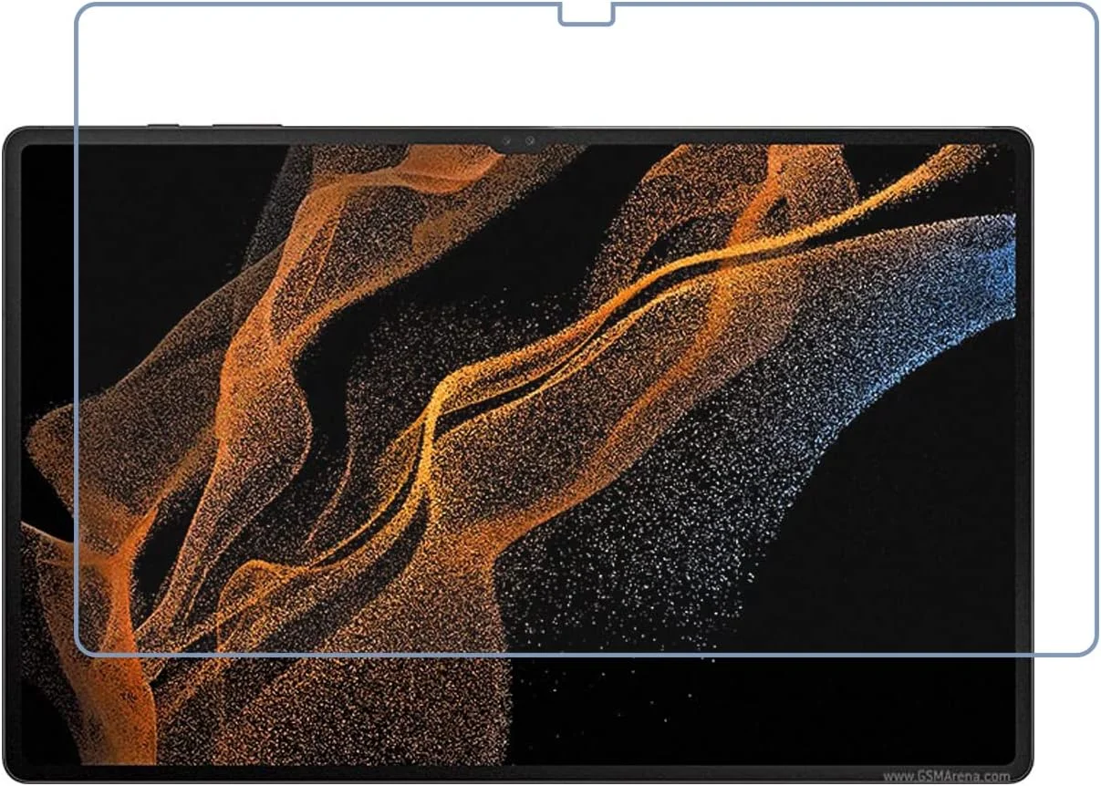 محافظ صفحه نمایش شیشه ای T Tersely [بسته 2 عددی] برای تبلت سامسونگ گلکسی تب S10 Ultra/ S9 Ultra/ S8 Ultra (14.6 اینچ SM-X900/X906)، محافظ صفحه نمایش شیشه ای حرارت دیده 9H ممتاز