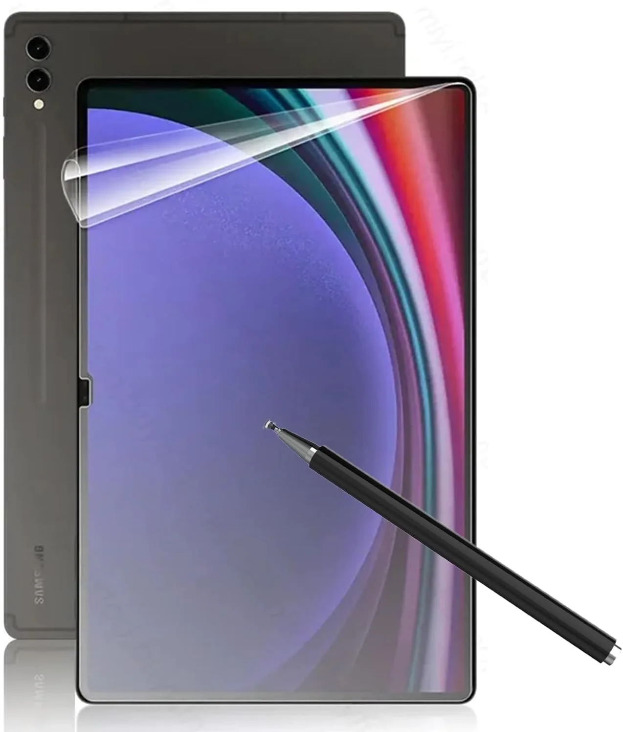 محافظ صفحه نمایش فیلم کاغذی تبلت Lukione، دو عددی، برای تبلت سامسونگ گلکسی تب S9 (11 اینچ، عرضه 2023) - حس کاغذ، نوشتن و طراحی، فیلم نرم، ضد خش، بدون حباب