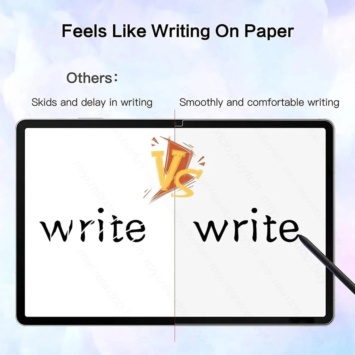 محافظ صفحه نمایش فیلم کاغذی تبلت Lukione، دو عددی، برای تبلت سامسونگ گلکسی تب S9 (11 اینچ، عرضه 2023) - حس کاغذ، نوشتن و طراحی، فیلم نرم، ضد خش، بدون حباب