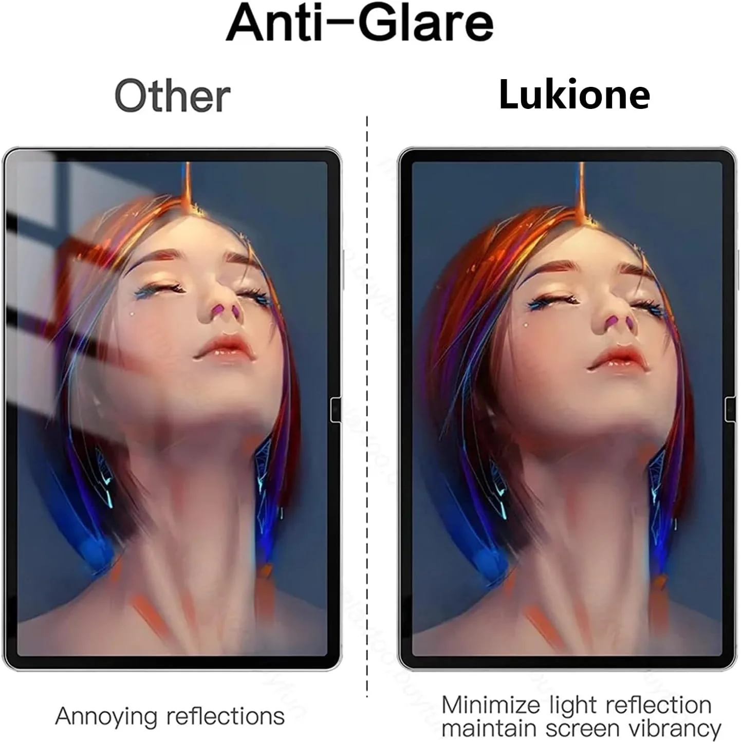 (2 عدد) محافظ صفحه نمایش کاغذ مانند Lukione سازگار با تبلت سامسونگ گلکسی تب S9 پلاس/تب S9 + [نسخه 12.4 اینچی 2023] فیلم نرم طراحی و نوشتن شبیه کاغذ ضد خش بدون حباب (12.4 اینچ)