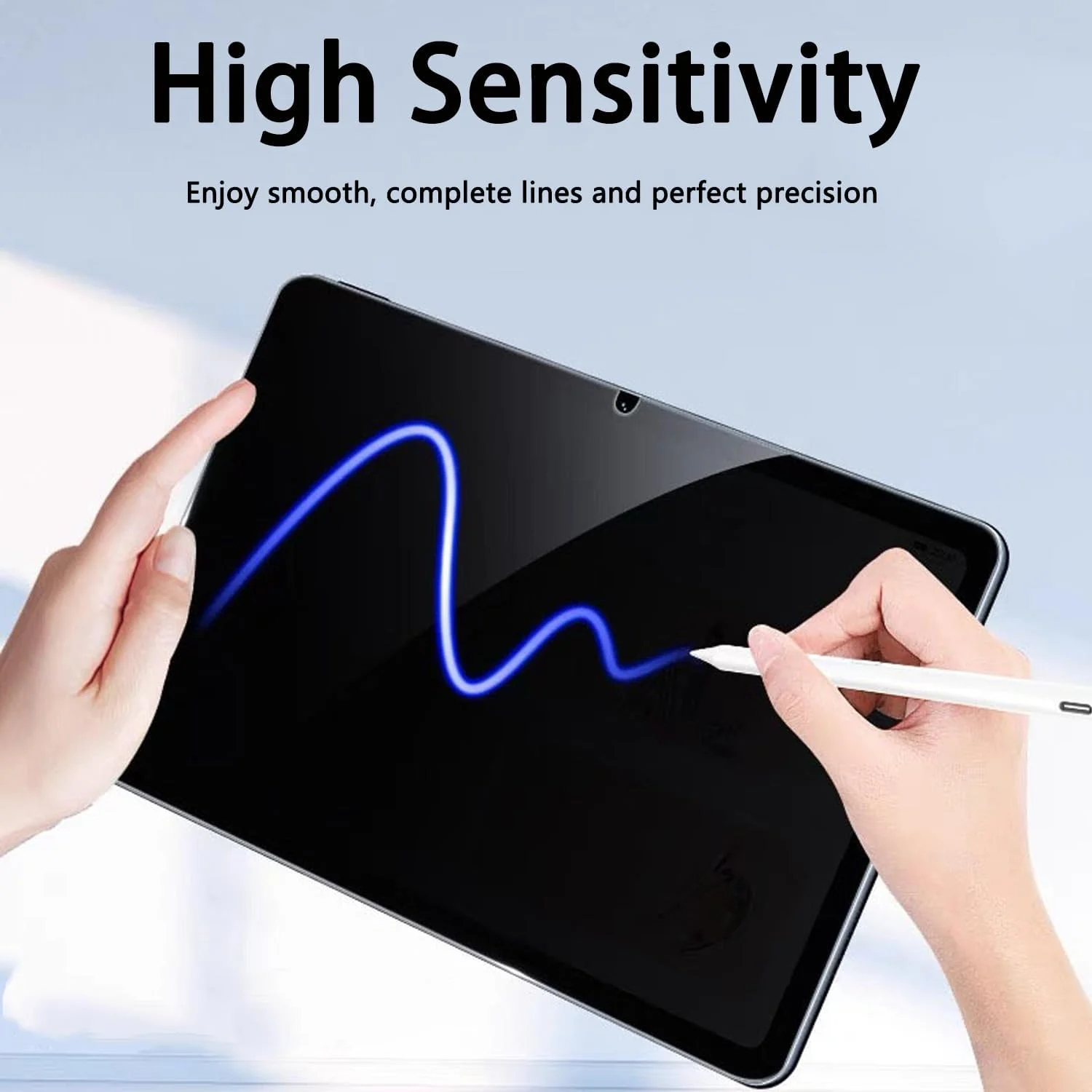 محافظ صفحه نمایش حریم خصوصی 360 درجه BLCshine برای تبلت سامسونگ گلکسی تب S10 Ultra 14.6 اینچ (2024) SM-X920 SM-X926B SM-X926N SM-X920N، فیلتر حریم خصوصی ضد جاسوسی، ضد تابش نور آبی، مات PET [غیر شیشه ای]