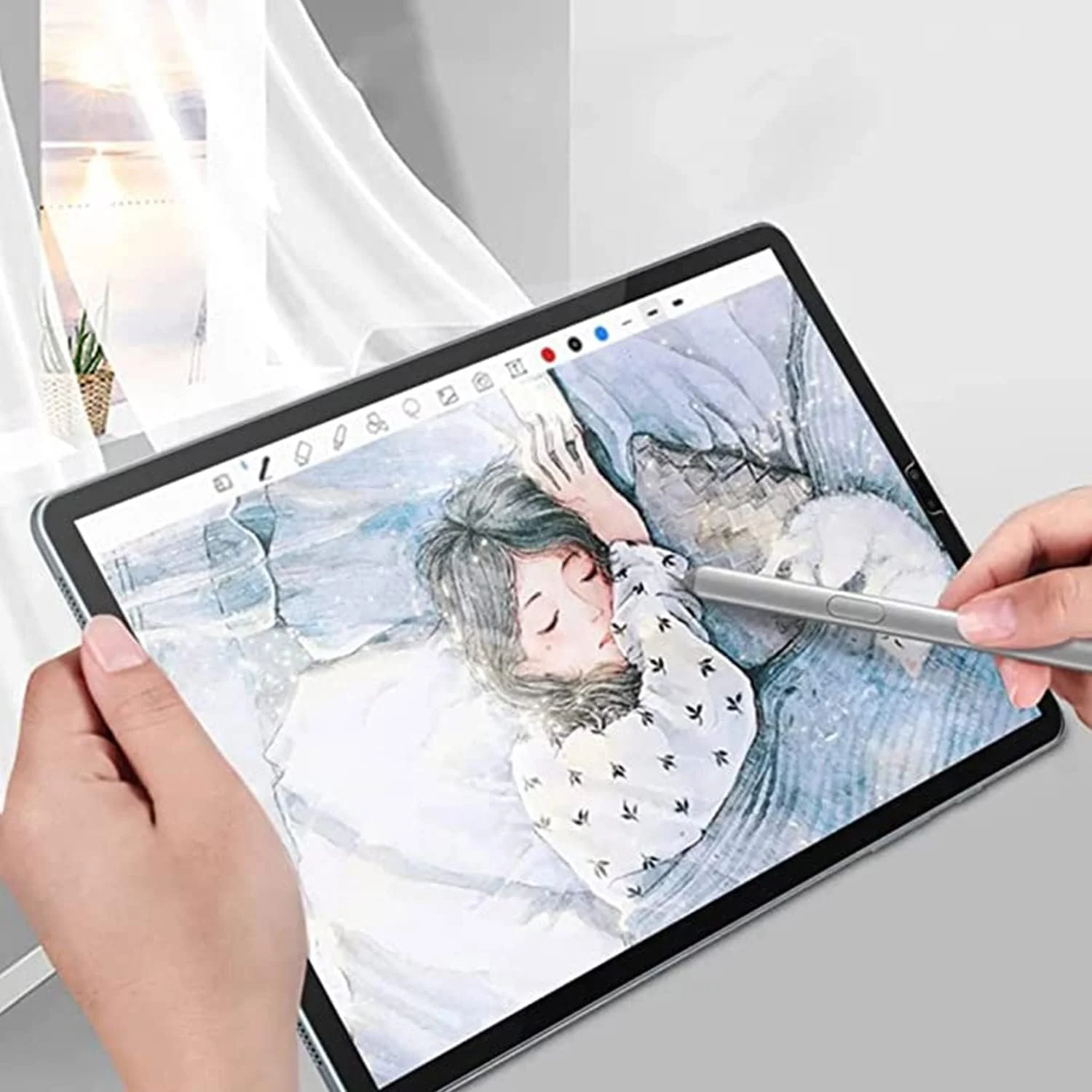 محافظ صفحه نمایش تبلت Lukione (2 عددی) مدل Tab S8 سازگار با تبلت سامسونگ گلکسی Tab S8 سایز 11 اینچ، فیلم نرم شبیه کاغذ برای نوشتن و طراحی، ضد خش و بدون حباب (11 اینچ) محافظ صفحه نمایش تبلت Lukione (2 عددی) مدل Tab S8 سازگار با تبلت سامسونگ گلکسی Tab S8 سایز 11 اینچ، فیلم نرم شبیه کاغذ برای نوشتن و طراحی، ضد خش و بدون حباب (11 اینچ)