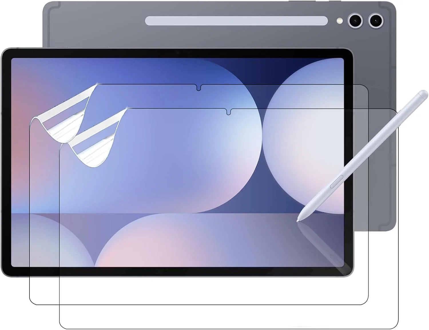 محافظ صفحه نمایش کاغذی Lukione، بسته 2 عددی، سازگار با تبلت سامسونگ گلکسی تب S10 پلاس 12.4 اینچ (2024)، فیلم نرم مات شبیه کاغذ برای نوشتن و طراحی، مناسب برای یادداشت برداری و طراحی با قلم S-Pen
