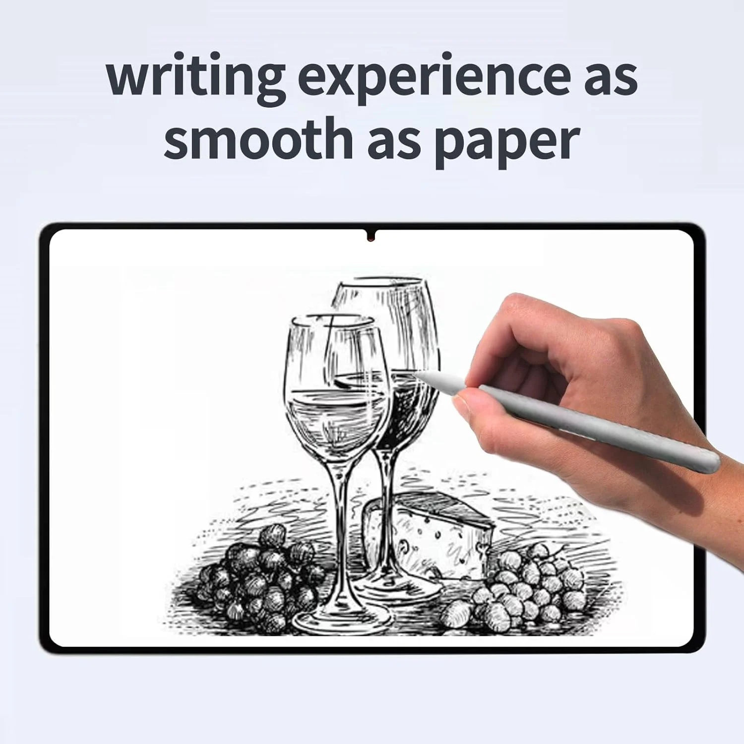 محافظ صفحه نمایش کاغذی Lukione، بسته 2 عددی، سازگار با تبلت سامسونگ گلکسی تب S10 پلاس 12.4 اینچ (2024)، فیلم نرم مات شبیه کاغذ برای نوشتن و طراحی، مناسب برای یادداشت برداری و طراحی با قلم S-Pen