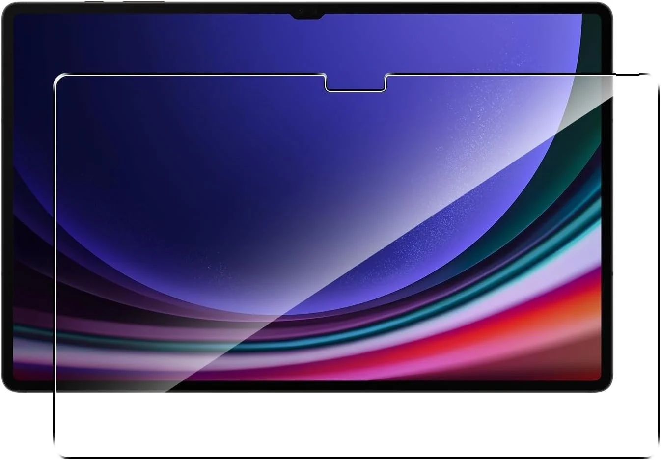 محافظ صفحه نمایش شیشه ای حرارت دیده برای تبلت سامسونگ گلکسی تب S10 Ultra/S9 Ultra/S8 Ultra سایز 14.6 اینچ، فیلم ضد انفجار برای محافظت از صفحه نمایش تبلت سامسونگ گلکسی تب S10Ultra / S9Ultra / S8Ultra (تک عددی)