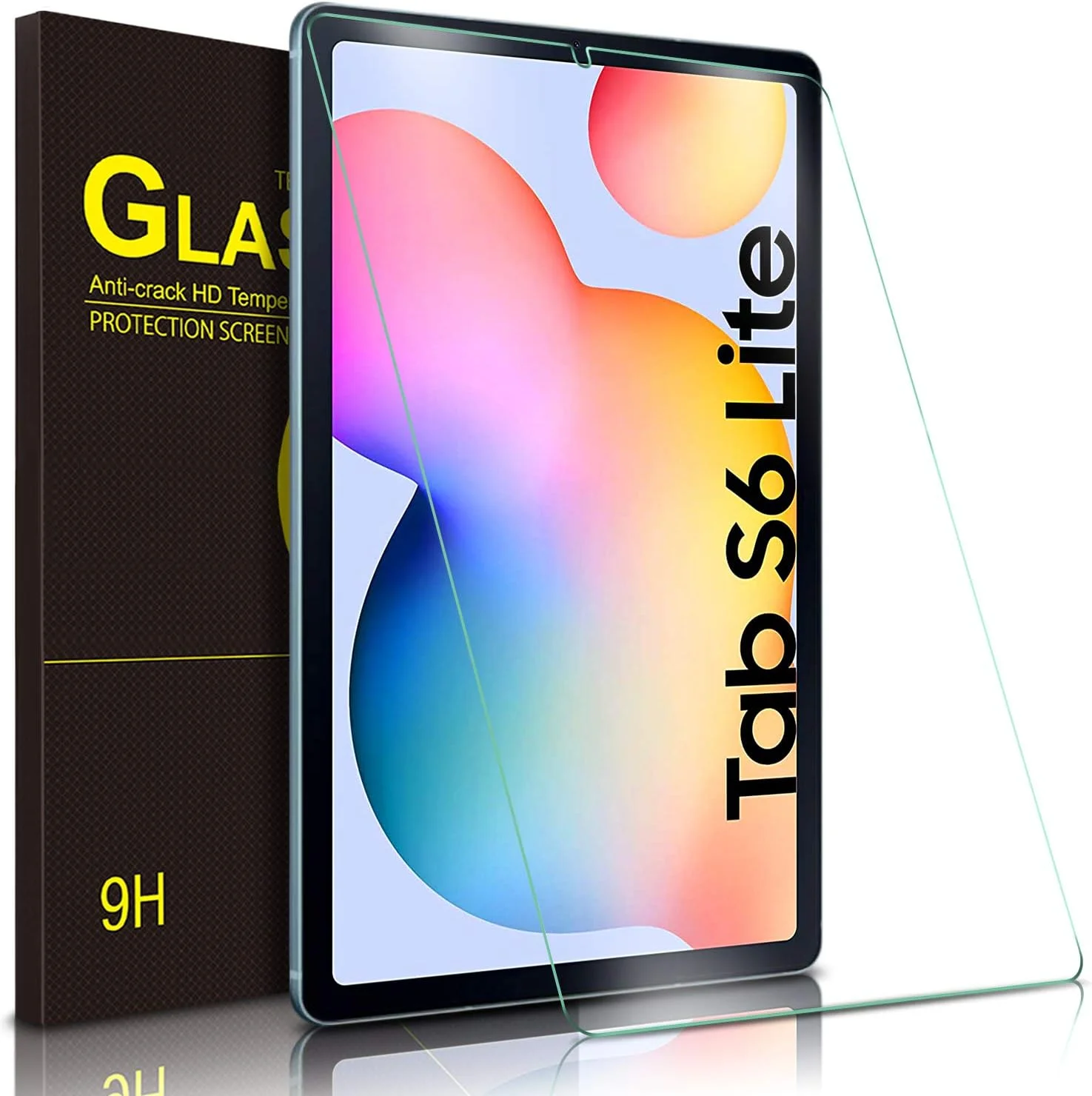 محافظ صفحه نمایش IVSO برای تبلت سامسونگ گلکسی تب S6 Lite 10.4 اینچ، محافظ صفحه نمایش شیشه ای شفاف برای تبلت سامسونگ گلکسی تب S6 Lite 10.4 اینچ (شفاف (1 عددی))