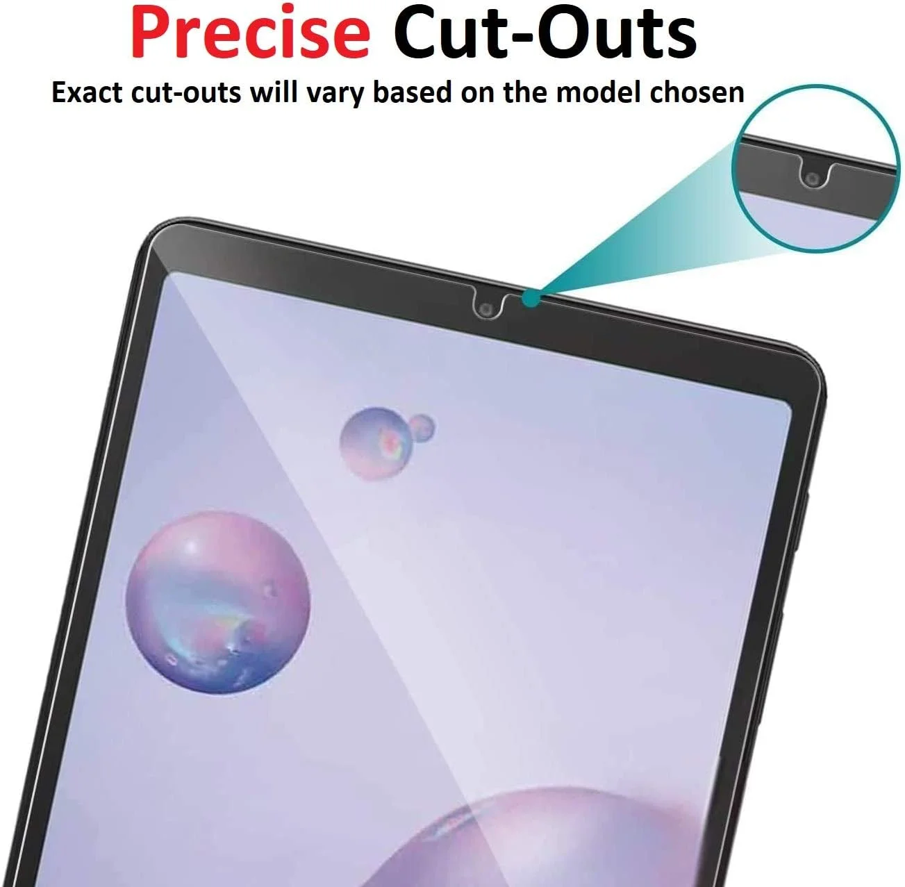 محافظ صفحه نمایش ولتیک [2 عدد] برای Samsung Galaxy Tab A 8.4 2020 [T307U]، پوشش تبلت فیلم شیشه ای حرارت دیده صاف