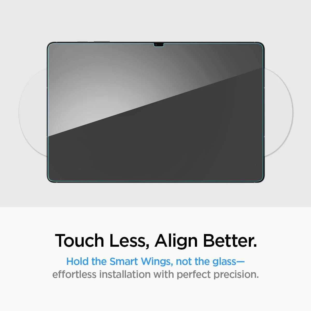 محافظ صفحه نمایش شیشه ای باریک Spigen GLAStR، طراحی شده برای تبلت سامسونگ گلکسی تب S10 FE+ (13.1 اینچ) شیشه حرارت دیده ممتاز [تب S10 FE پلاس]