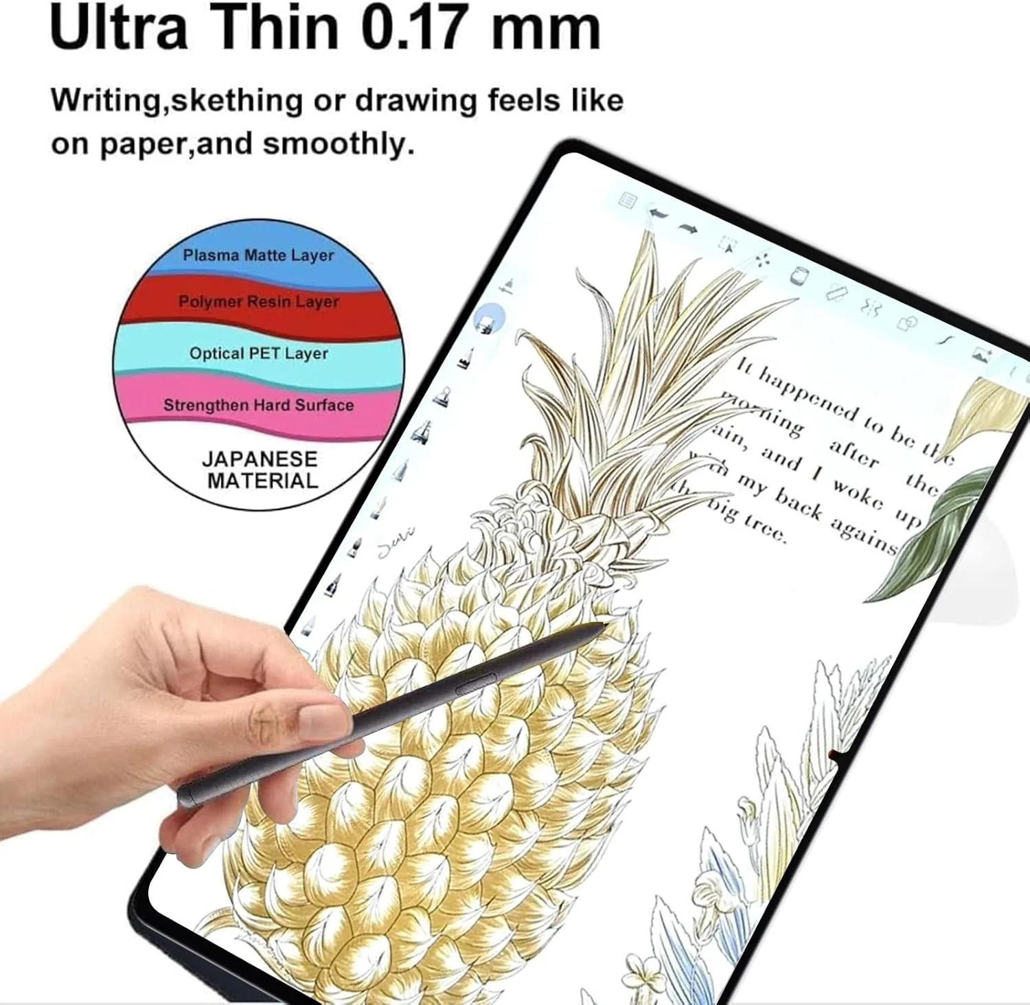 محافظ صفحه نمایش کاغذی تبلت Lukione بسته 2 عددی سازگار با Samsung Galaxy Tab S10 Ultra [14.6 اینچ نسخه 2024]، فیلم نرم طراحی و نوشتن شبیه کاغذ، ضد خش و بدون حباب (14.6 اینچ)