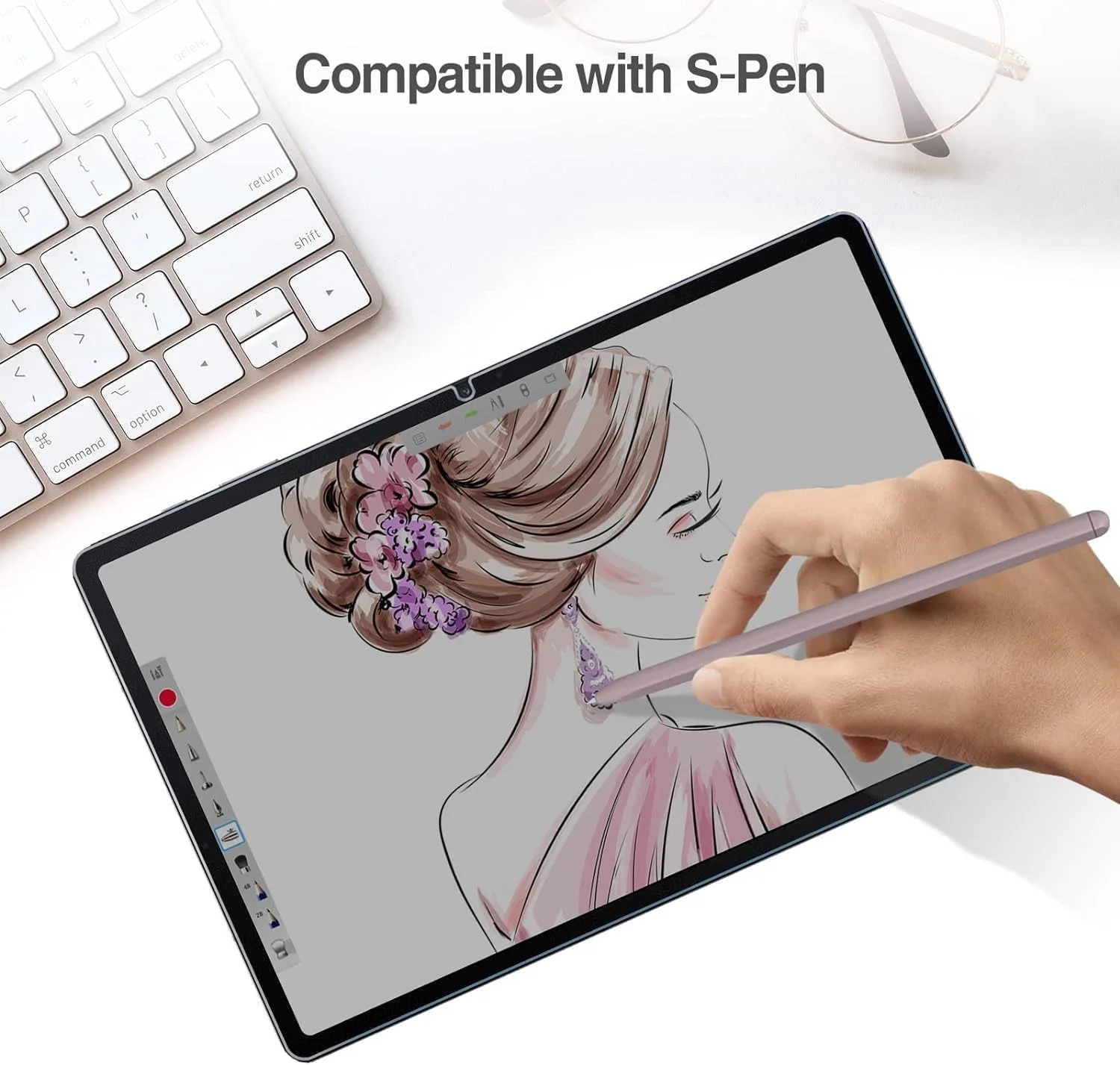 محافظ صفحه نمایش حریم خصوصی Gruattreay سازگار با تبلت سامسونگ گلکسی تب S10 پلاس/تب S10+ 12.4 اینچ (2024)، محافظ صفحه نمایش شیشه ای حرارت دیده ضد جاسوسی محافظ صفحه نمایش حریم خصوصی Gruattreay سازگار با تبلت سامسونگ گلکسی تب S10 پلاس/تب S10+ 12.4 اینچ (2024)، محافظ صفحه نمایش شیشه ای حرارت دیده ضد جاسوسی