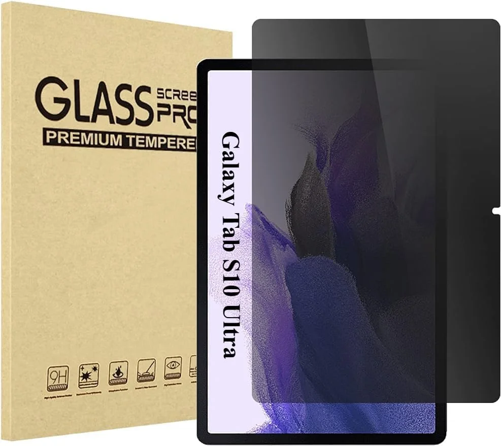 محافظ صفحه نمایش حریم خصوصی Gruattreay سازگار با Samsung Galaxy Tab S10 Ultra 2024 14.6 اینچ (SM-X920/X926)، محافظ صفحه شیشه ای حرارت دیده ضد جاسوسی محافظ صفحه نمایش حریم خصوصی Gruattreay سازگار با Samsung Galaxy Tab S10 Ultra 2024 14.6 اینچ (SM-X920/X926)، محافظ صفحه شیشه ای حرارت دیده ضد جاسوسی