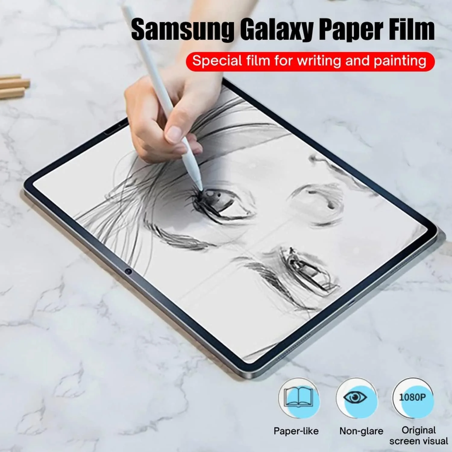محافظ صفحه نمایش کاغذ مانند تبلت Lukione Tab S6 Lite (2 عددی) سازگار با محافظ صفحه نمایش Samsung Galaxy Tab S6 Lite 10.4 اینچی، فیلم نرم برای نوشتن یا طراحی (Tab S6 Lite) محافظ صفحه نمایش کاغذ مانند تبلت Lukione Tab S6 Lite (2 عددی) سازگار با محافظ صفحه نمایش Samsung Galaxy Tab S6 Lite 10.4 اینچی، فیلم نرم برای نوشتن یا طراحی (Tab S6 Lite)