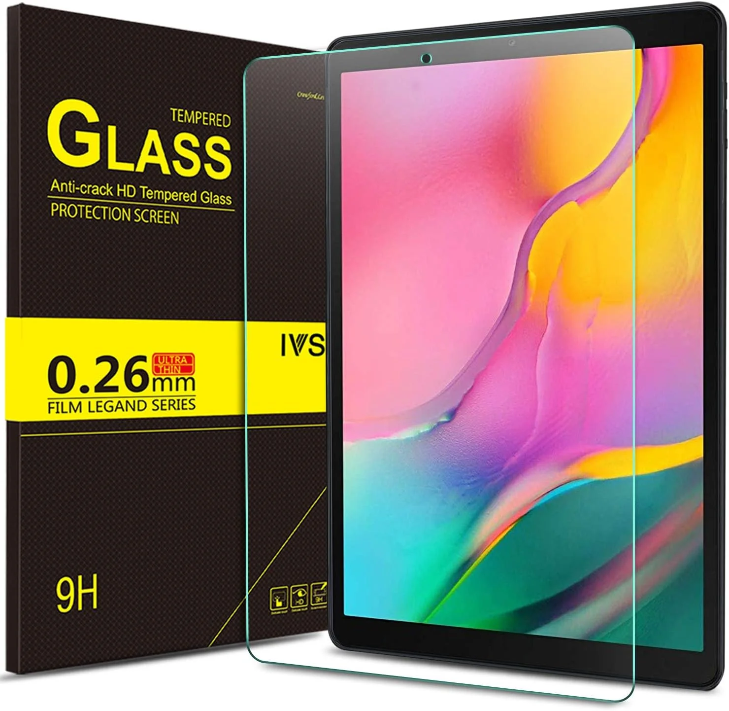 محافظ صفحه نمایش شیشه ای تبلت سامسونگ گلکسی تب A 10.1 T510/T515، محافظ ضد خش و مقاوم در برابر شکستن (شفاف) (تک عددی) محافظ صفحه نمایش شیشه ای تبلت سامسونگ گلکسی تب A 10.1 T510/T515، محافظ ضد خش و مقاوم در برابر شکستن (شفاف) (تک عددی)
