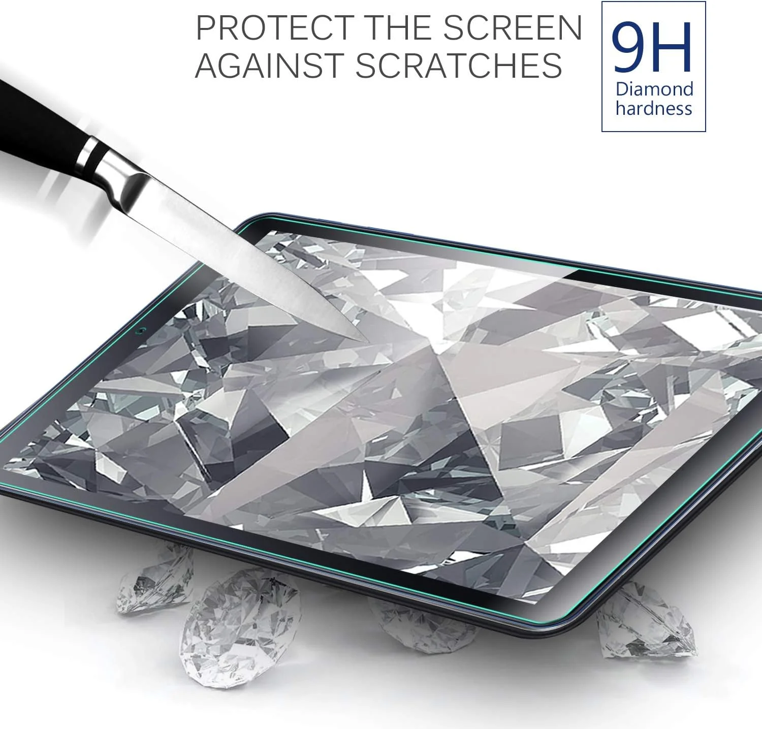 محافظ صفحه نمایش Eltd برای تبلت سامسونگ Tab 8.0 2019 T290/T295/T297، نصب آسان، بدون حباب، ضد خش، پوشش کامل، محافظ شیشه ای حرارت دیده برای تبلت سامسونگ Tab 8.0 2019 T290/T295/T297