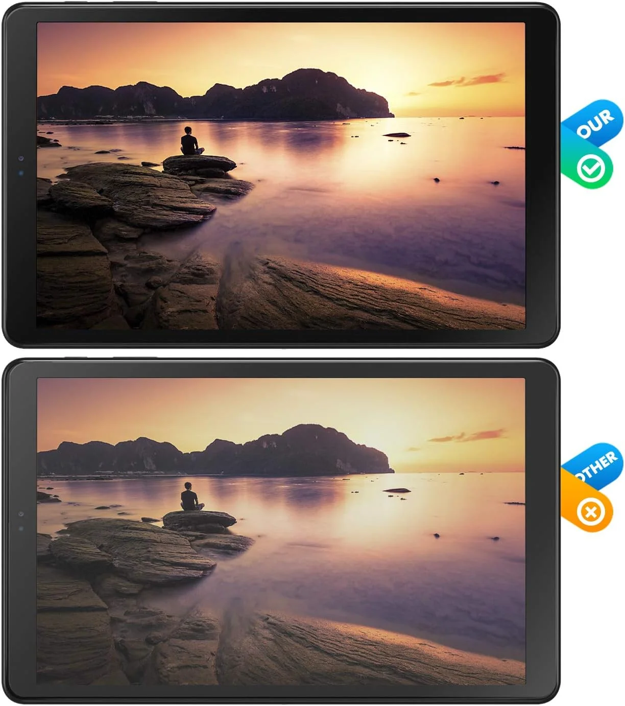 محافظ صفحه نمایش تبلت سامسونگ گلکسی تب S6 10.5 اینچ 2019 (-T860) ZoneFoker [بسته 2 عددی]، شیشه حرارت دیده [ضد خش] [نصب آسان] [بدون حباب] برای تبلت سامسونگ تب S6 -T860 (شفاف)