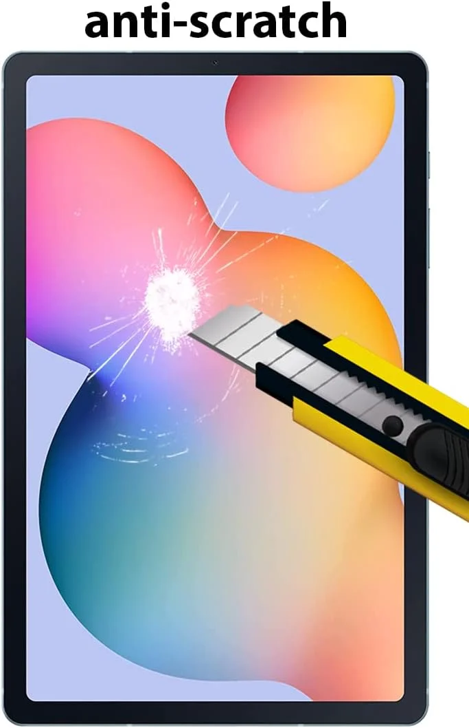 محافظ صفحه نمایش Al-HuTrusHi سازگار با Samsung Galaxy Tab S6 Lite 2024 [SM-P620, SM-P625] - 2022 - [SM-P613,SM-P619] / 2020 - [SM-P610,SM-P615]، فیلم سرامیکی مات با سطح مات