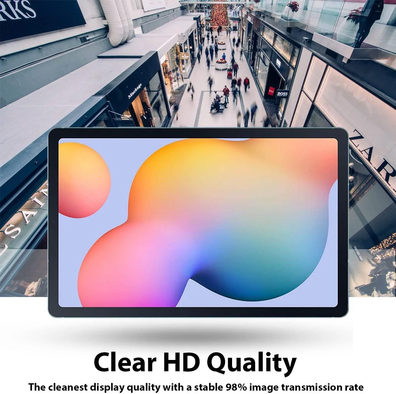 محافظ صفحه نمایش Al-HuTrusHi سازگار با Samsung Galaxy Tab S6 Lite 2024 [SM-P620, SM-P625] - 2022 - [SM-P613,SM-P619] / 2020 - [SM-P610,SM-P615]، فیلم سرامیکی مات با سطح مات