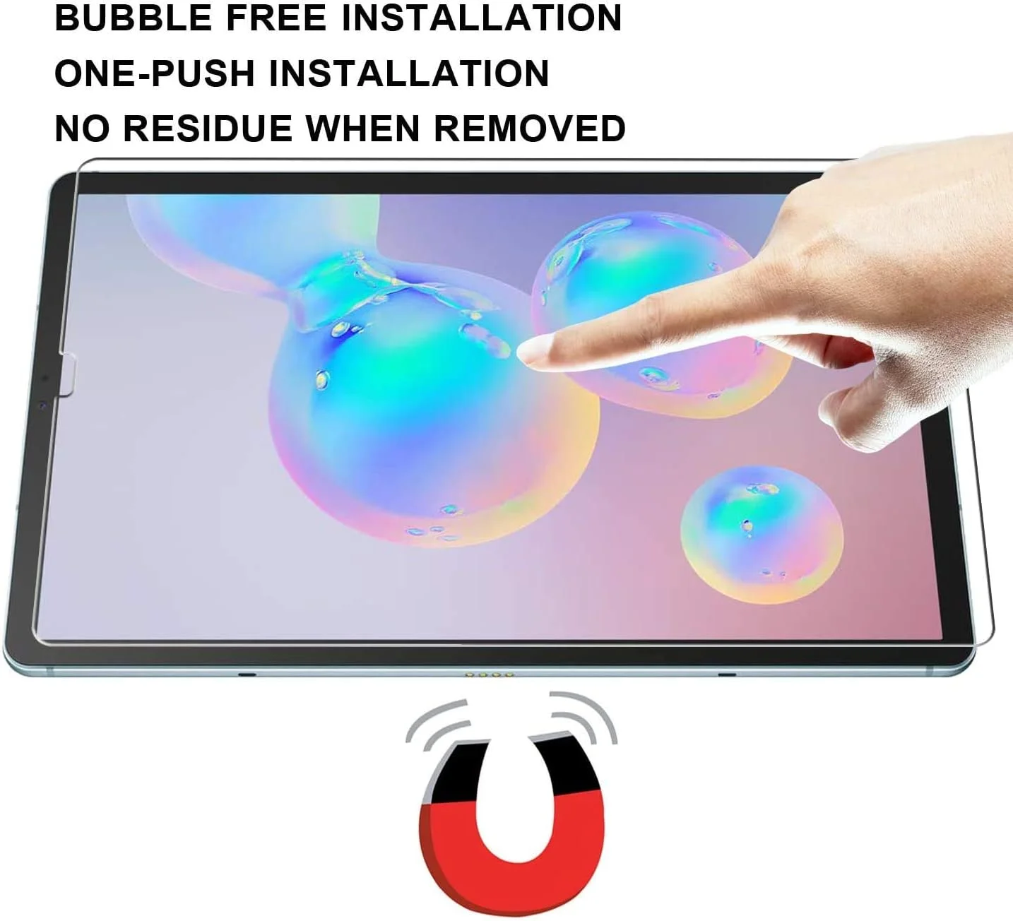 محافظ صفحه نمایش شیشه ای Al-HuTrusHi برای Samsung Galaxy TAB S6، محافظ صفحه نمایش شیشه ای حرارت دیده شفاف HD بدون حباب برای Samsung Galaxy Tab S6 (2019) SM-T860/SM-T865 تبلت (10.5 اینچ) محافظ صفحه نمایش شیشه ای Al-HuTrusHi برای Samsung Galaxy TAB S6، محافظ صفحه نمایش شیشه ای حرارت دیده شفاف HD بدون حباب برای Samsung Galaxy Tab S6 (2019) SM-T860/SM-T865 تبلت (10.5 اینچ)