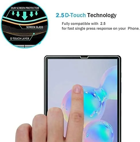 محافظ صفحه نمایش شیشه ای Al-HuTrusHi برای Samsung Galaxy TAB S6، محافظ صفحه نمایش شیشه ای حرارت دیده شفاف HD بدون حباب برای Samsung Galaxy Tab S6 (2019) SM-T860/SM-T865 تبلت (10.5 اینچ) محافظ صفحه نمایش شیشه ای Al-HuTrusHi برای Samsung Galaxy TAB S6، محافظ صفحه نمایش شیشه ای حرارت دیده شفاف HD بدون حباب برای Samsung Galaxy Tab S6 (2019) SM-T860/SM-T865 تبلت (10.5 اینچ)