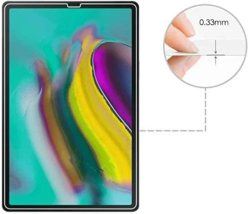 محافظ صفحه نمایش شیشه ای تبلت سامسونگ گلکسی تب S5e و S6 با اندازه 10.5 اینچ (مدل 2019) آل-هوتروشی، [ضد خش] [نصب آسان] [بدون حباب] مناسب برای سامسونگ SM-T720/SM-T725/SM-T860/T865