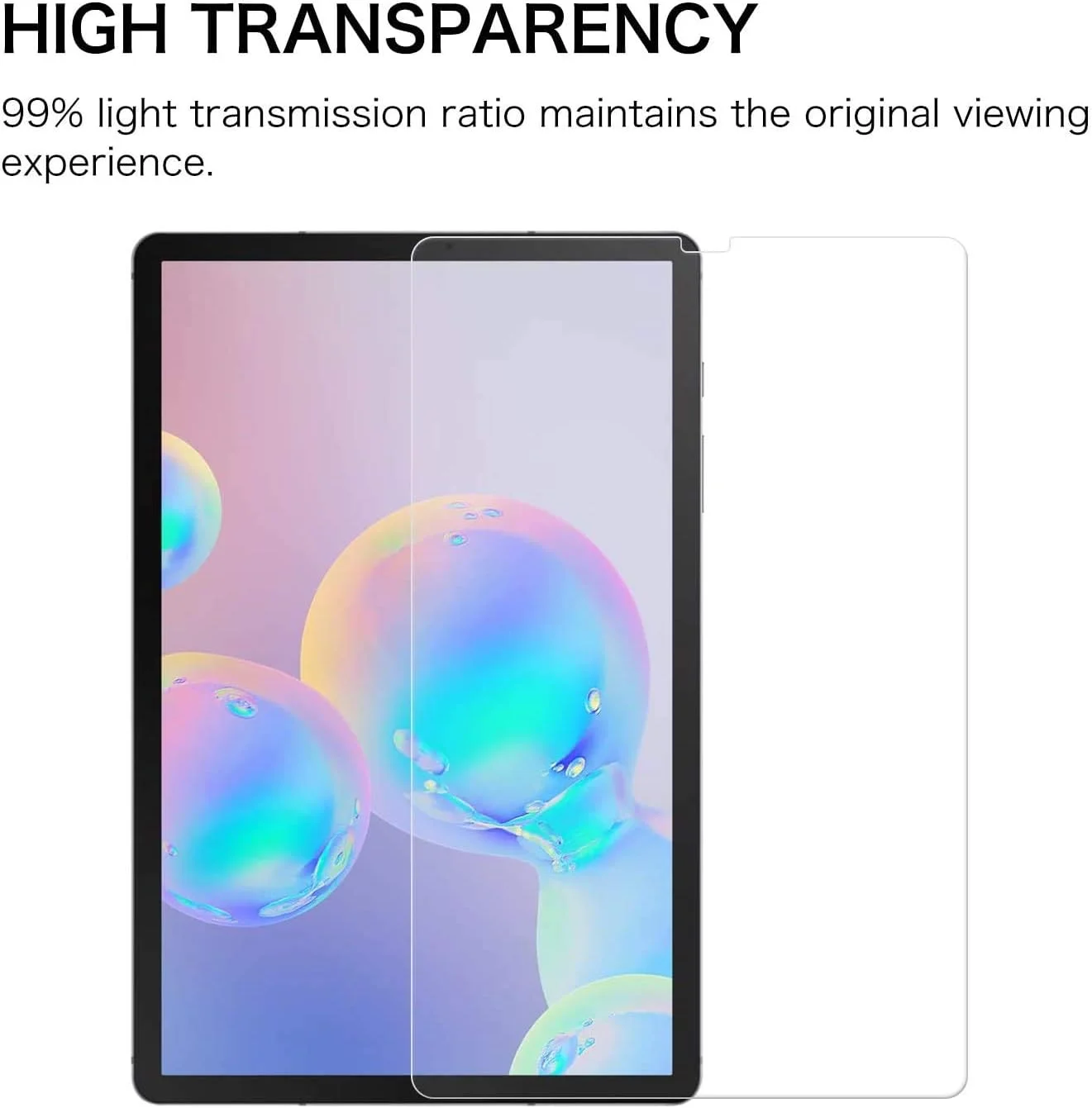 محافظ صفحه نمایش شیشه ای Al-HuTrusHi برای Samsung Galaxy TAB S6، محافظ صفحه نمایش شیشه ای حرارت دیده شفاف HD بدون حباب برای Samsung Galaxy Tab S6 (2019) SM-T860/SM-T865 تبلت (10.5 اینچ) محافظ صفحه نمایش شیشه ای Al-HuTrusHi برای Samsung Galaxy TAB S6، محافظ صفحه نمایش شیشه ای حرارت دیده شفاف HD بدون حباب برای Samsung Galaxy Tab S6 (2019) SM-T860/SM-T865 تبلت (10.5 اینچ)