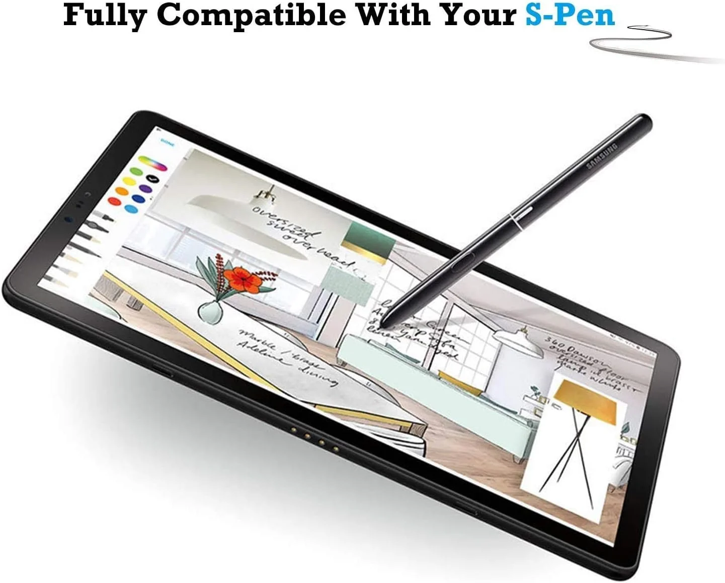 محافظ صفحه نمایش شیشه ای تبلت سامسونگ گلکسی تب S5e و S6 با اندازه 10.5 اینچ (مدل 2019) آل-هوتروشی، [ضد خش] [نصب آسان] [بدون حباب] مناسب برای سامسونگ SM-T720/SM-T725/SM-T860/T865