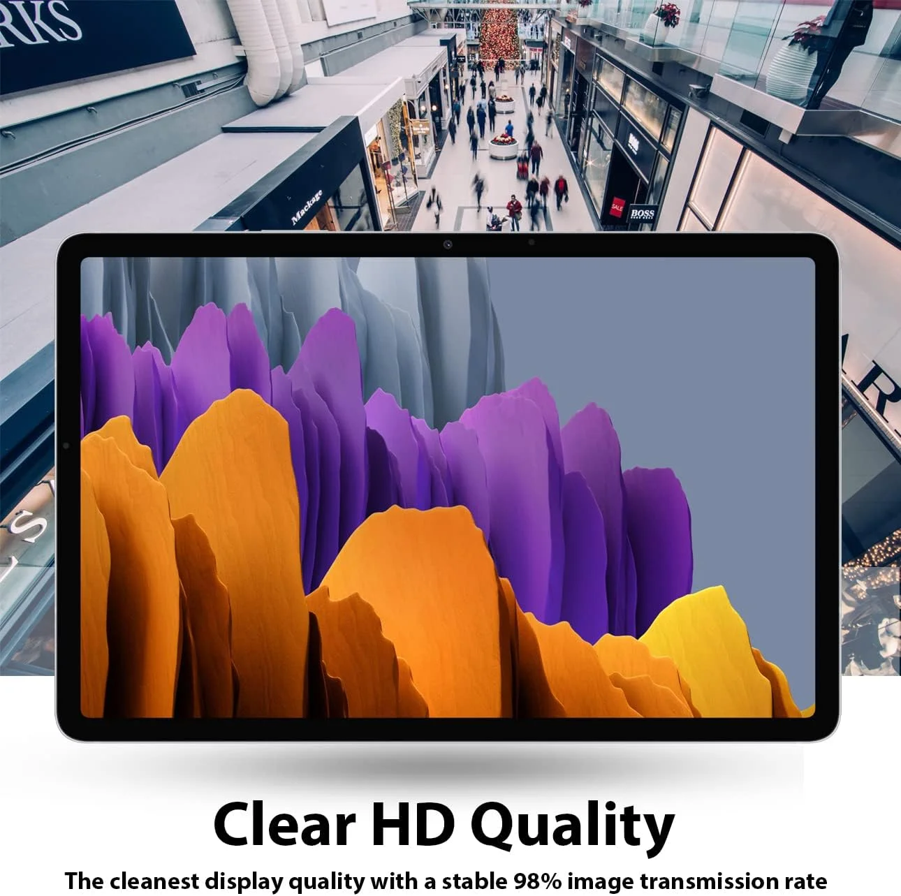 محافظ صفحه نمایش شیشه ای حرارت دیده Al-HuTrusHi برای تبلت سامسونگ گلکسی تب S7، سختی 9H، لبه گرد 2.5D، مناسب برای سامسونگ گلکسی تب S7 11 اینچ 2020 مدل SM-T870 / T875 محافظ صفحه نمایش شیشه ای حرارت دیده Al-HuTrusHi برای تبلت سامسونگ گلکسی تب S7، سختی 9H، لبه گرد 2.5D، مناسب برای سامسونگ گلکسی تب S7 11 اینچ 2020 مدل SM-T870 / T875