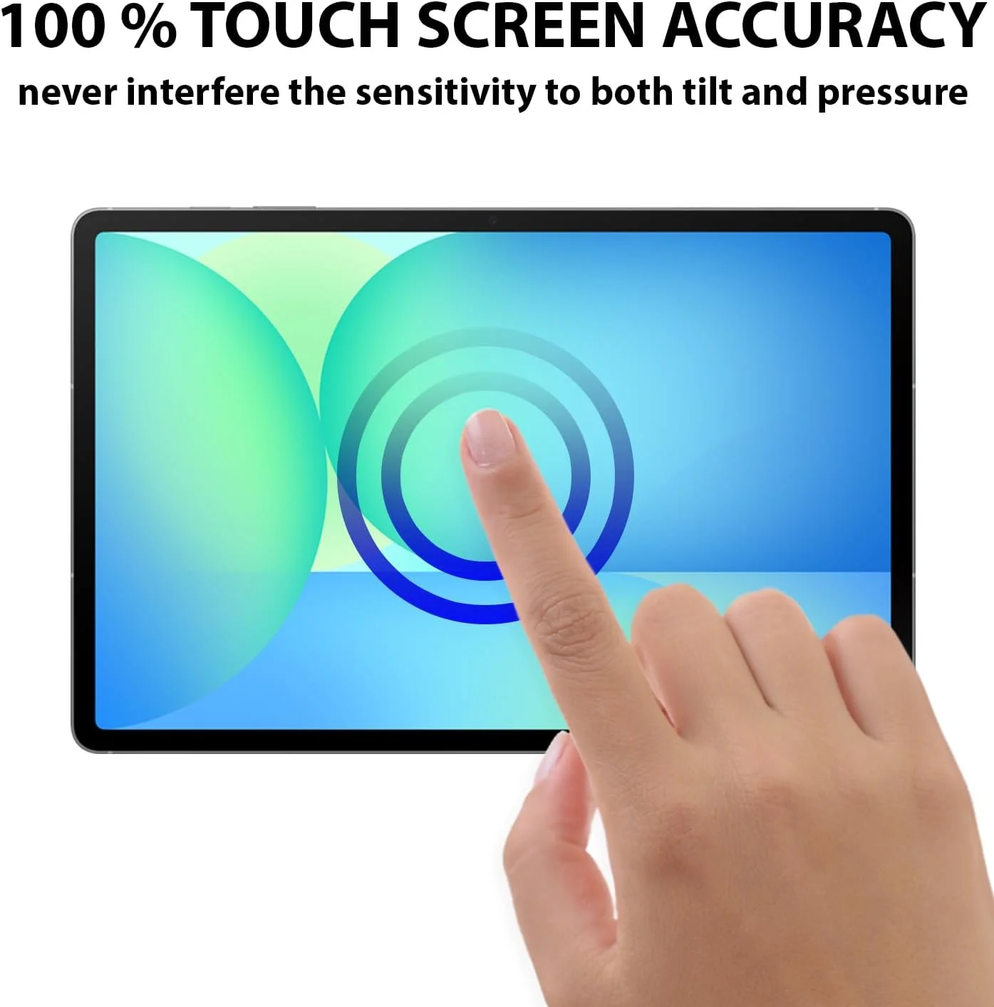 محافظ صفحه نمایش Al-HuTrusHi برای تبلت سامسونگ Tab S10 FE / S9 FE 10.9 اینچی، فیلم شیشه ای حرارت دیده، شفافیت HD
