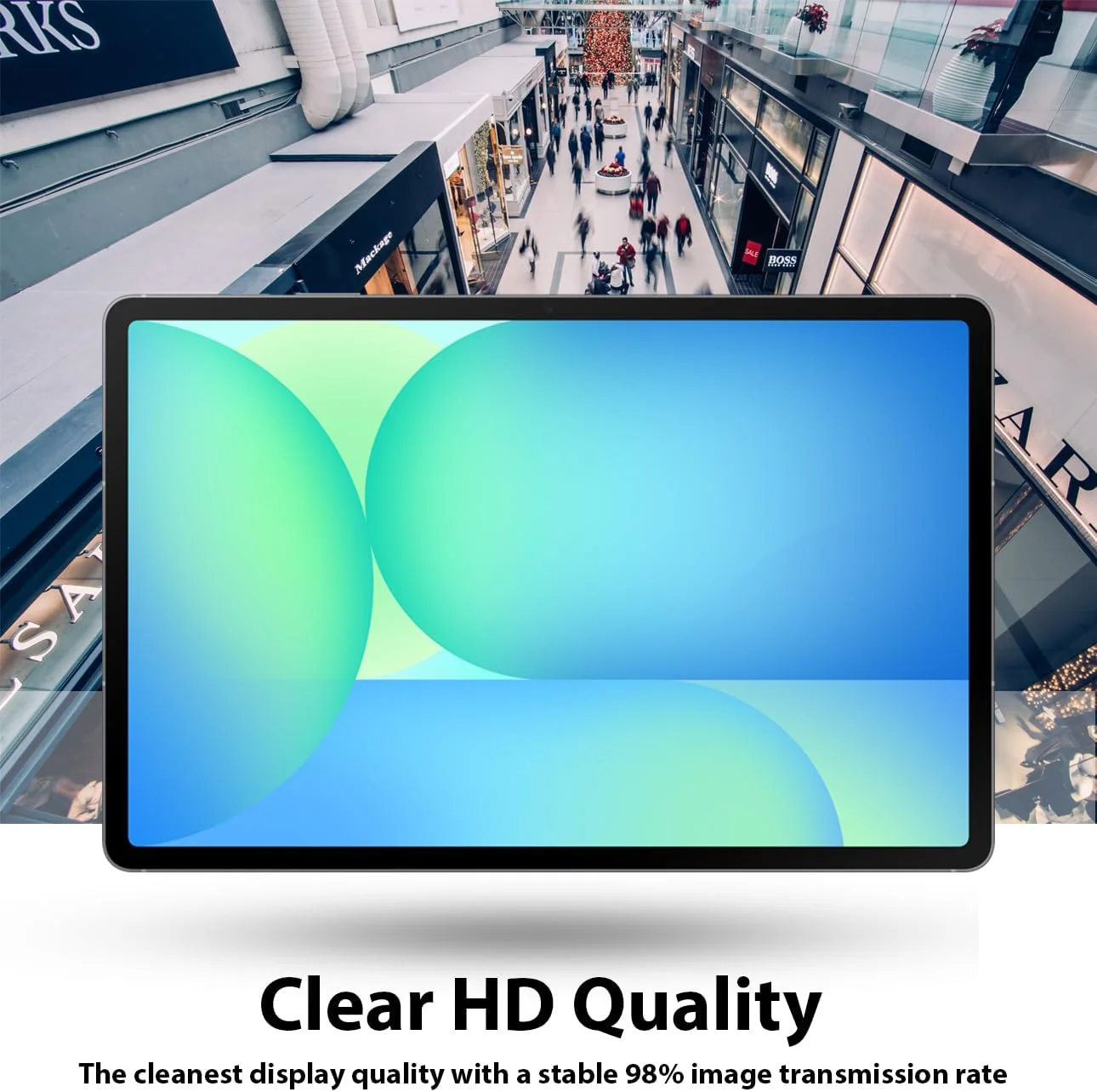 محافظ صفحه نمایش Al-HuTrusHi برای تبلت سامسونگ Tab S10 FE / S9 FE 10.9 اینچی، فیلم شیشه ای حرارت دیده، شفافیت HD