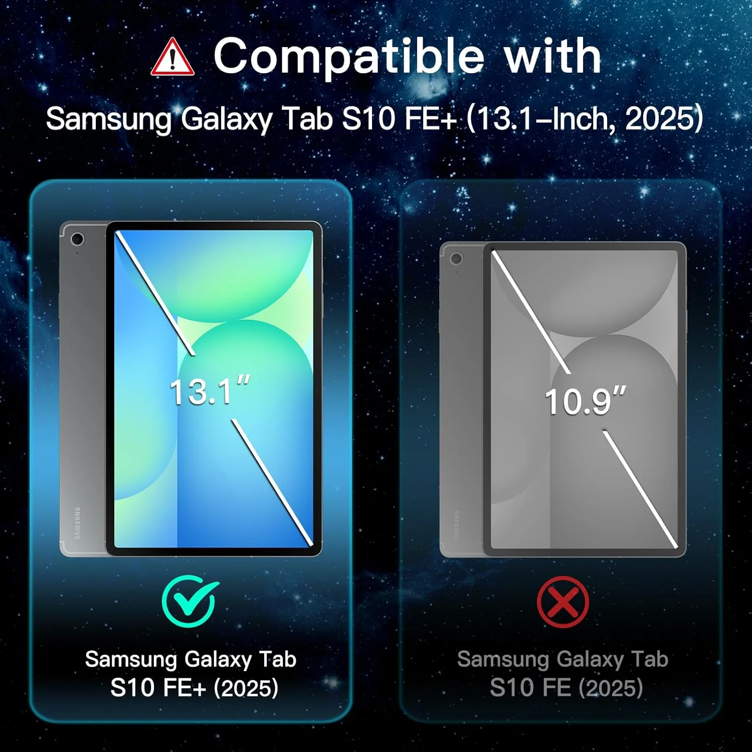 محافظ صفحه نمایش JETech برای تبلت سامسونگ گلکسی تب S10 FE Plus/S10 FE+ 2025 (13.1 اینچ)، همراه با قاب نصب آسان، فیلم شیشه ای حرارت دیده 9H، شفاف HD، بسته 2 عددی محافظ صفحه نمایش JETech برای تبلت سامسونگ گلکسی تب S10 FE Plus/S10 FE+ 2025 (13.1 اینچ)، همراه با قاب نصب آسان، فیلم شیشه ای حرارت دیده 9H، شفاف HD، بسته 2 عددی