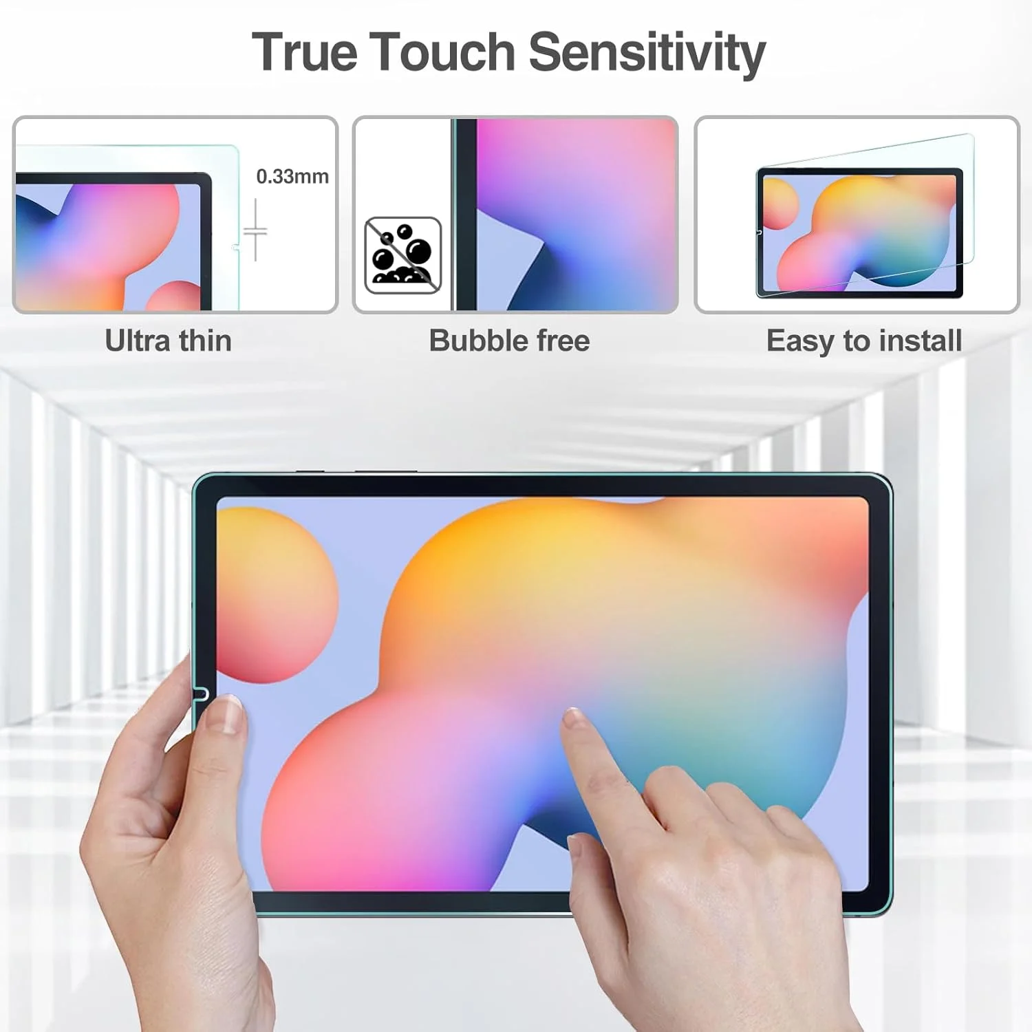 محافظ صفحه نمایش ProCase بسته 2 عددی برای تبلت سامسونگ گلکسی تب S6 لایت 10.4 اینچ 2022/2020، محافظ صفحه نمایش شیشه ای حرارت دیده با وضوح HD و سختی 9H برای گلکسی تب S6 لایت 10.4 اینچ SM-P610/P615/P613/P619 محافظ صفحه نمایش ProCase بسته 2 عددی برای تبلت سامسونگ گلکسی تب S6 لایت 10.4 اینچ 2022/2020، محافظ صفحه نمایش شیشه ای حرارت دیده با وضوح HD و سختی 9H برای گلکسی تب S6 لایت 10.4 اینچ SM-P610/P615/P613/P619