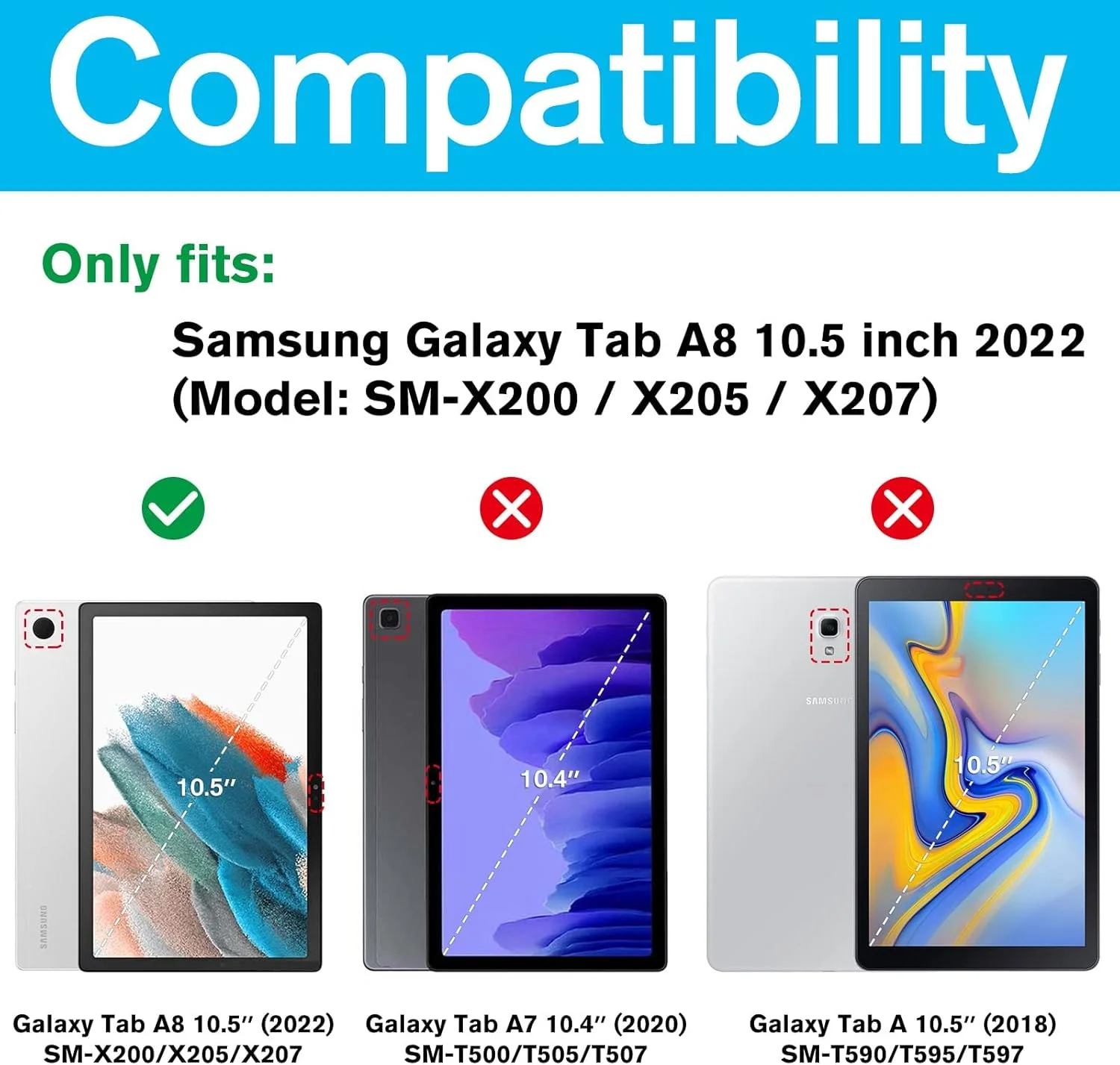 محافظ صفحه نمایش شیشه ای ProCase سازگار با گلکسی تب A8 10.5 اینچ 2022 (SM-X200/X205)، فیلم محافظ صفحه نمایش، شیشه محافظ 9H تمپر شده برای محافظ صفحه نمایش سامسونگ تب A8، شفاف (بسته 2 عددی) محافظ صفحه نمایش شیشه ای ProCase سازگار با گلکسی تب A8 10.5 اینچ 2022 (SM-X200/X205)، فیلم محافظ صفحه نمایش، شیشه محافظ 9H تمپر شده برای محافظ صفحه نمایش سامسونگ تب A8، شفاف (بسته 2 عددی)