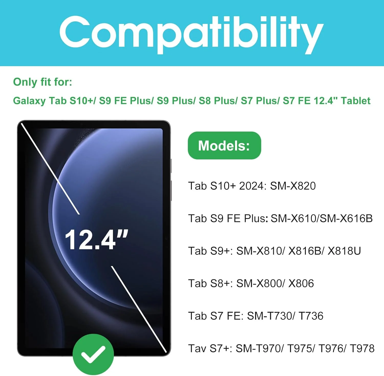 محافظ صفحه نمایش ProCase بسته 2 عددی برای گلکسی تب S10 پلاس 2024/تب S9 FE پلاس/S9 پلاس/S8 پلاس/S7 FE/S7 پلاس 12.4 اینچ 2023، محافظ فیلم شفاف HD شیشه ای تمپر شده برای تبلت SM-X820/X610/X810/X800/T730/T970 محافظ صفحه نمایش ProCase بسته 2 عددی برای گلکسی تب S10 پلاس 2024/تب S9 FE پلاس/S9 پلاس/S8 پلاس/S7 FE/S7 پلاس 12.4 اینچ 2023، محافظ فیلم شفاف HD شیشه ای تمپر شده برای تبلت SM-X820/X610/X810/X800/T730/T970