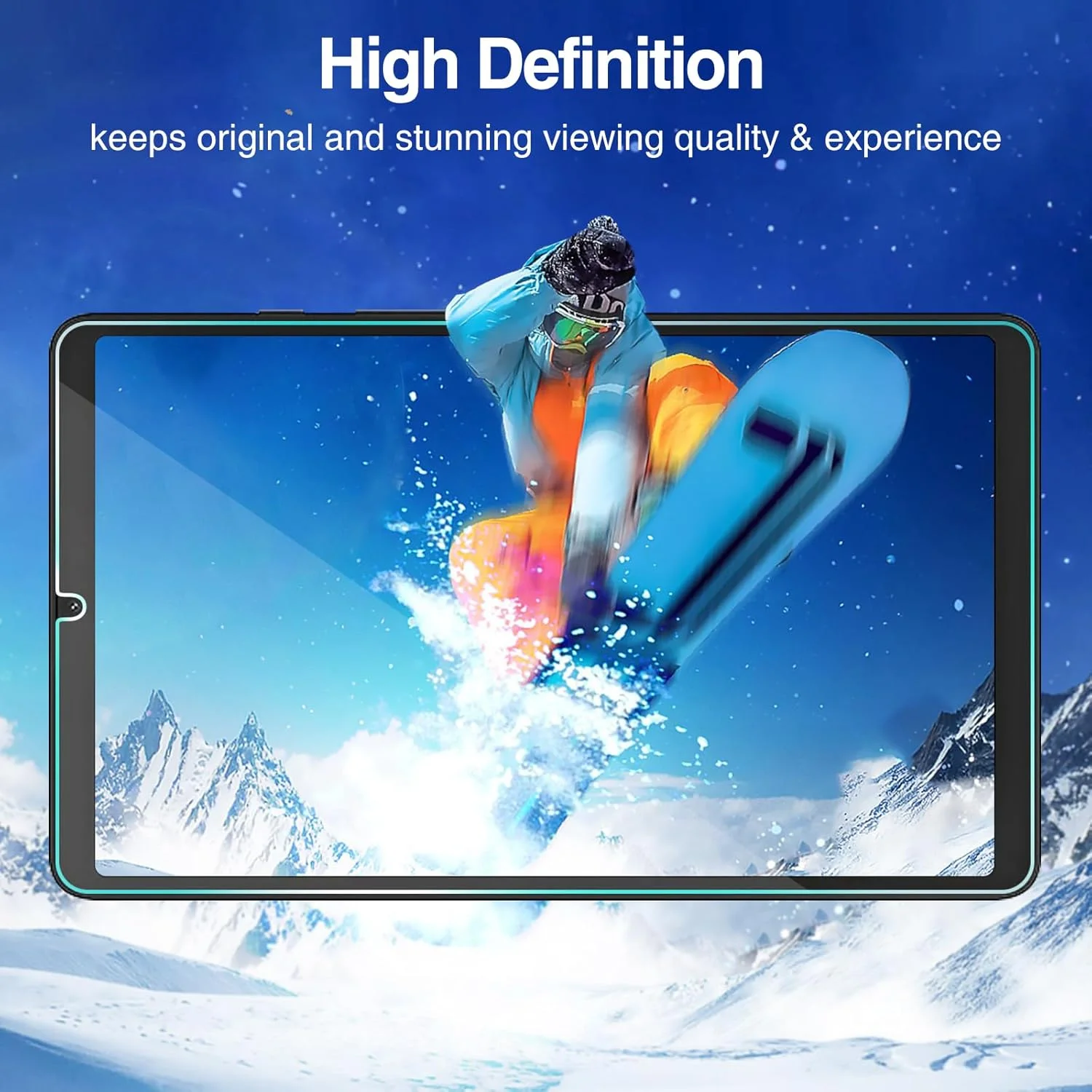 محافظ صفحه نمایش ProCase [تک عددی] برای Galaxy Tab A11 / A9 8.7 اینچ نسخه 2025/2023، شیشه حرارت دیده با سختی 9H، محافظ صفحه نمایش شفاف HD برای Galaxy Tab A11/A9 8.7 اینچی SM-X130/X135/X110/X115/X117