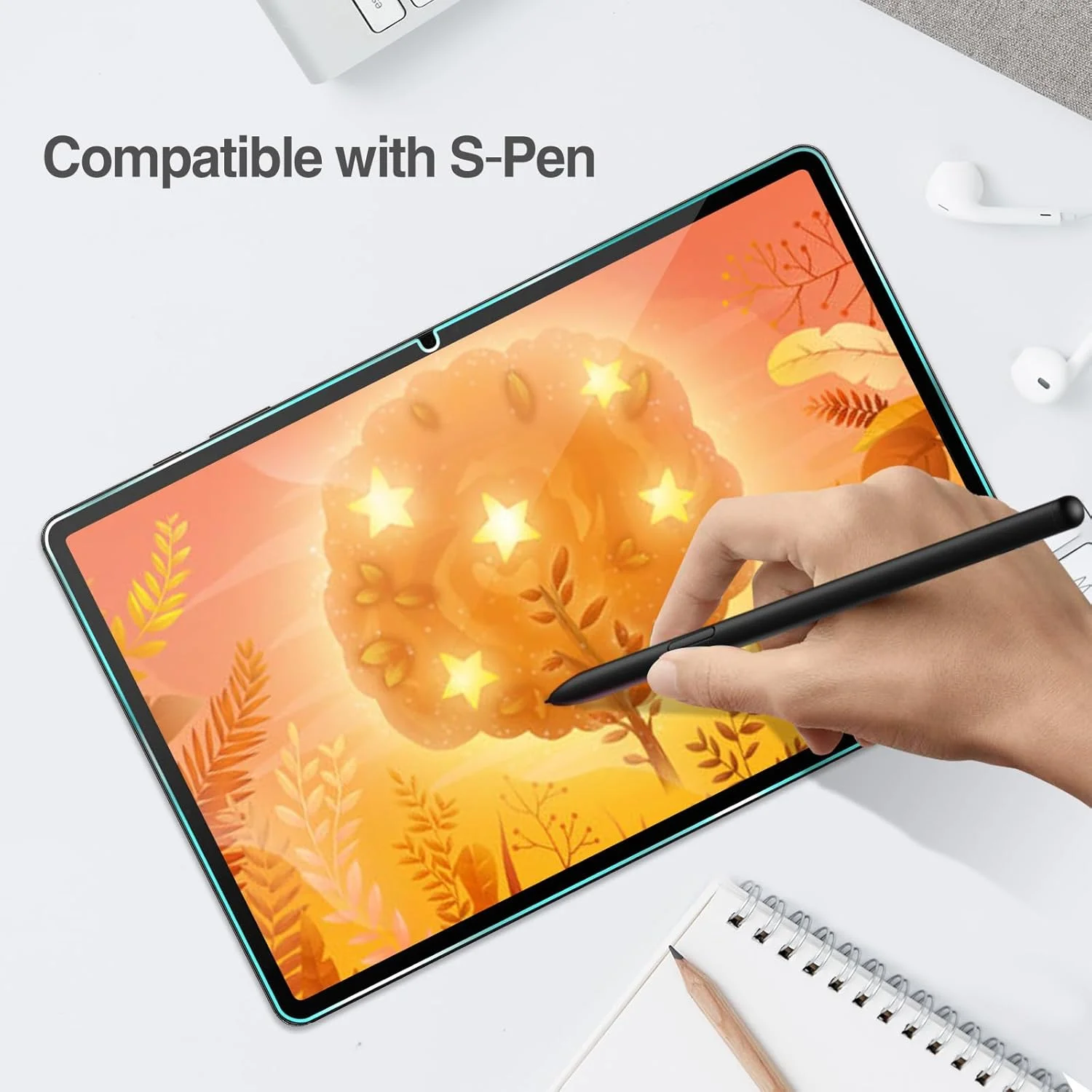 محافظ صفحه نمایش ProCase بسته 2 عددی برای گلکسی تب S10 پلاس 2024/تب S9 FE پلاس/S9 پلاس/S8 پلاس/S7 FE/S7 پلاس 12.4 اینچ 2023، محافظ فیلم شفاف HD شیشه ای تمپر شده برای تبلت SM-X820/X610/X810/X800/T730/T970 محافظ صفحه نمایش ProCase بسته 2 عددی برای گلکسی تب S10 پلاس 2024/تب S9 FE پلاس/S9 پلاس/S8 پلاس/S7 FE/S7 پلاس 12.4 اینچ 2023، محافظ فیلم شفاف HD شیشه ای تمپر شده برای تبلت SM-X820/X610/X810/X800/T730/T970