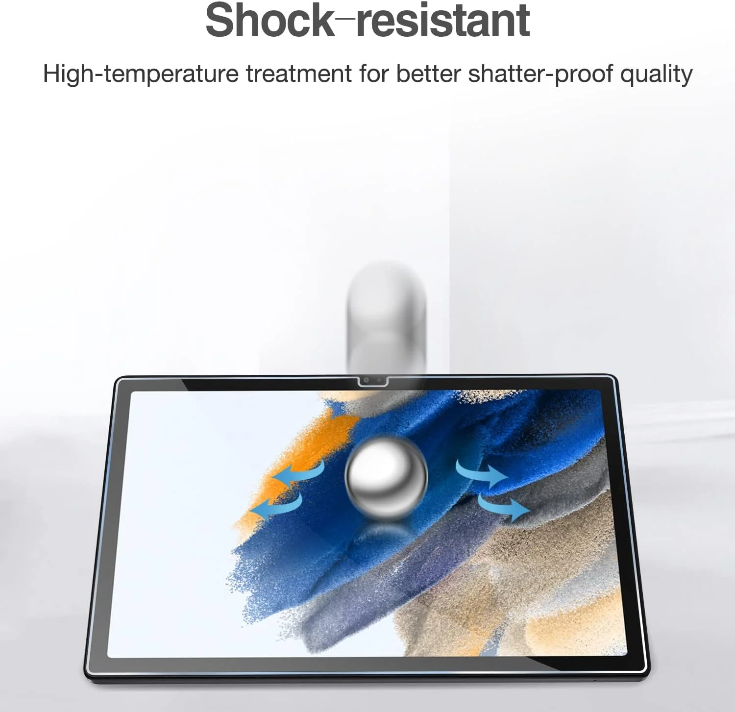 محافظ صفحه نمایش شیشه ای ProCase سازگار با گلکسی تب A8 10.5 اینچ 2022 (SM-X200/X205)، فیلم محافظ صفحه نمایش، شیشه محافظ 9H تمپر شده برای محافظ صفحه نمایش سامسونگ تب A8، شفاف (بسته 2 عددی) محافظ صفحه نمایش شیشه ای ProCase سازگار با گلکسی تب A8 10.5 اینچ 2022 (SM-X200/X205)، فیلم محافظ صفحه نمایش، شیشه محافظ 9H تمپر شده برای محافظ صفحه نمایش سامسونگ تب A8، شفاف (بسته 2 عددی)