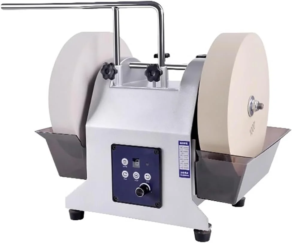 تیزکن برقی چاقوی تجاری TT-YEF، تیزکن چاقوی رومیزی دو چرخ با سرعت پایین، تیزکن چند منظوره چاقو، سیستم تیز کردن خنک شونده با آب با مخزن آب قابل تنظیم، D تیزکن برقی چاقوی تجاری TT-YEF، تیزکن چاقوی رومیزی دو چرخ با سرعت پایین، تیزکن چند منظوره چاقو، سیستم تیز کردن خنک شونده با آب با مخزن آب قابل تنظیم، D