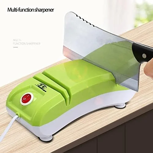 چاقو تیز کن تمکین، چاقو تیز کن برقی، دستگاه تیز کردن سریع حرفه ای آشپز، ابزار آشپزخانه خانگی 220 ولت برای انواع چاقو (رنگ: همانطور که نشان داده شده 1)