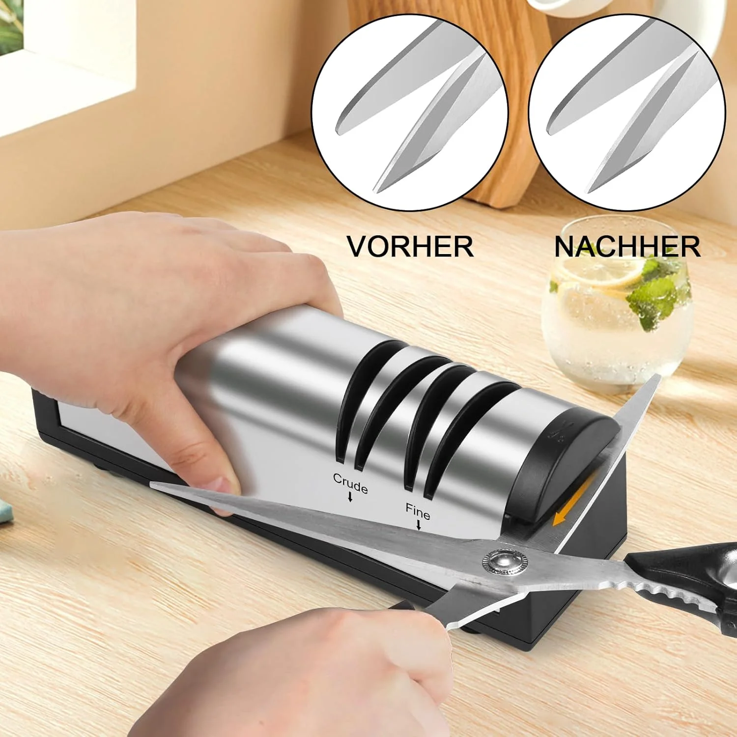 چاقو تیزکن برقی SOARFLY، فولاد ضد زنگ، چاقو تیزکن برقی، حرفه ای، چاقو تیزکن ارگونومیک، چاقو تیزکن برقی برای زبر و ظریف، ایده آل برای انواع چاقو چاقو تیزکن برقی SOARFLY، فولاد ضد زنگ، چاقو تیزکن برقی، حرفه ای، چاقو تیزکن ارگونومیک، چاقو تیزکن برقی برای زبر و ظریف، ایده آل برای انواع چاقو